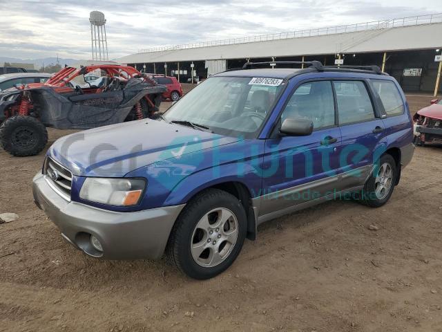 subaru forester 2003 jf1sg65613h714705