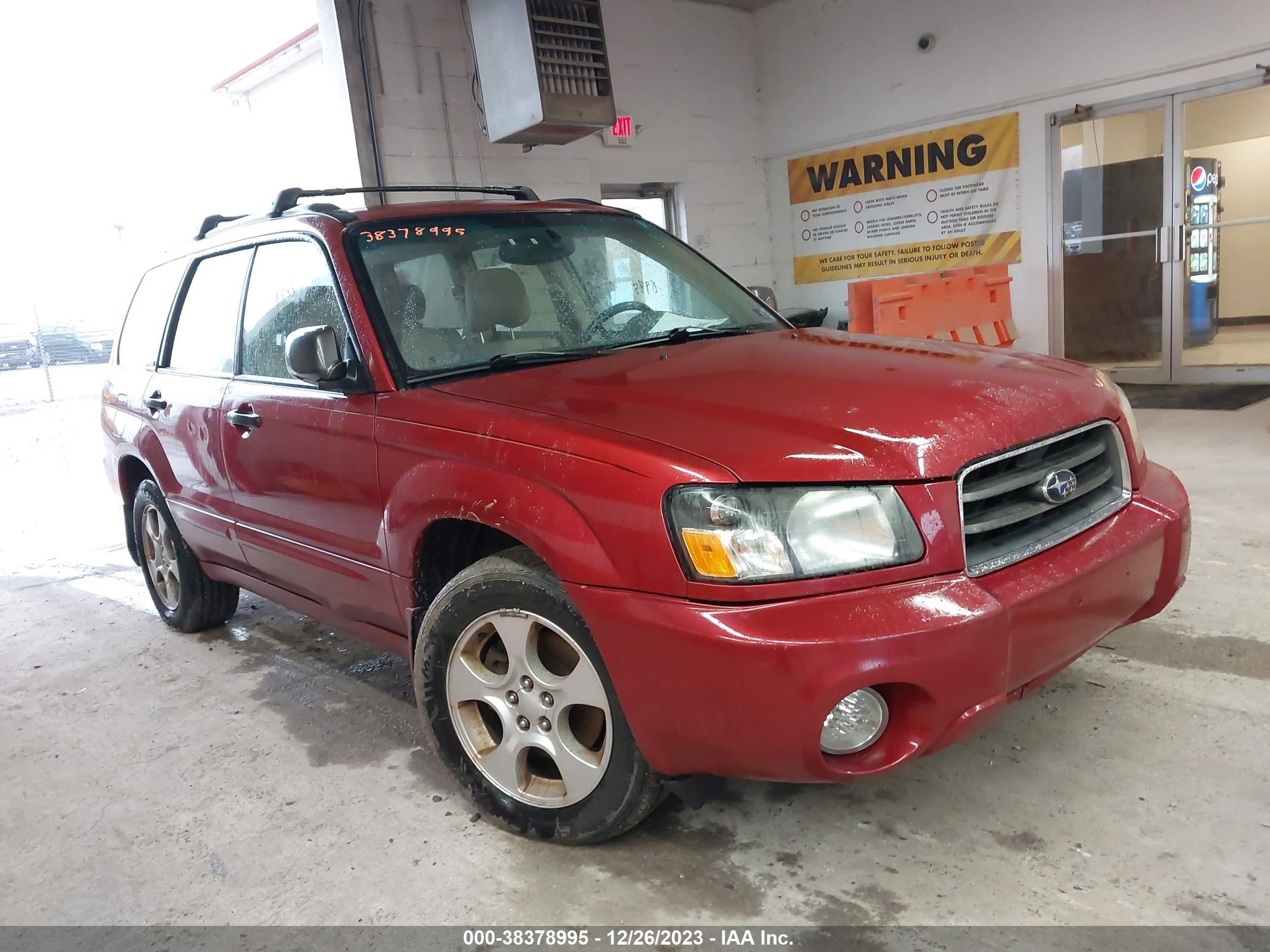 subaru forester 2004 jf1sg65614h705553