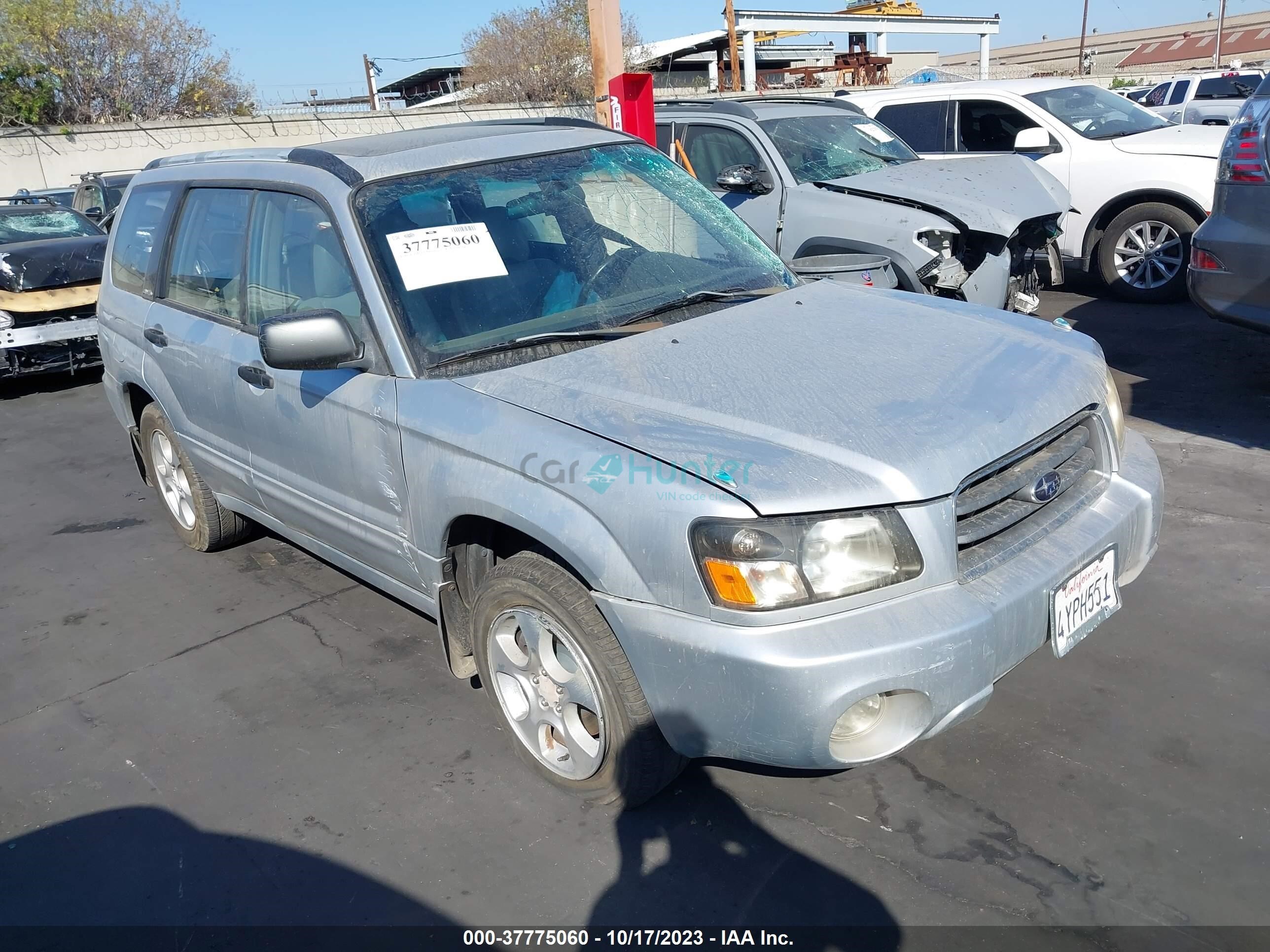 subaru forester 2003 jf1sg65623h715796
