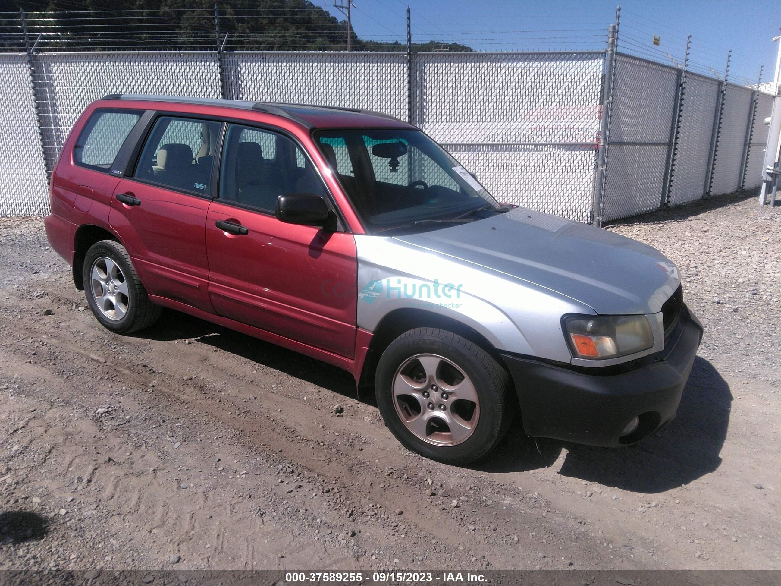 subaru forester 2004 jf1sg65624h764577