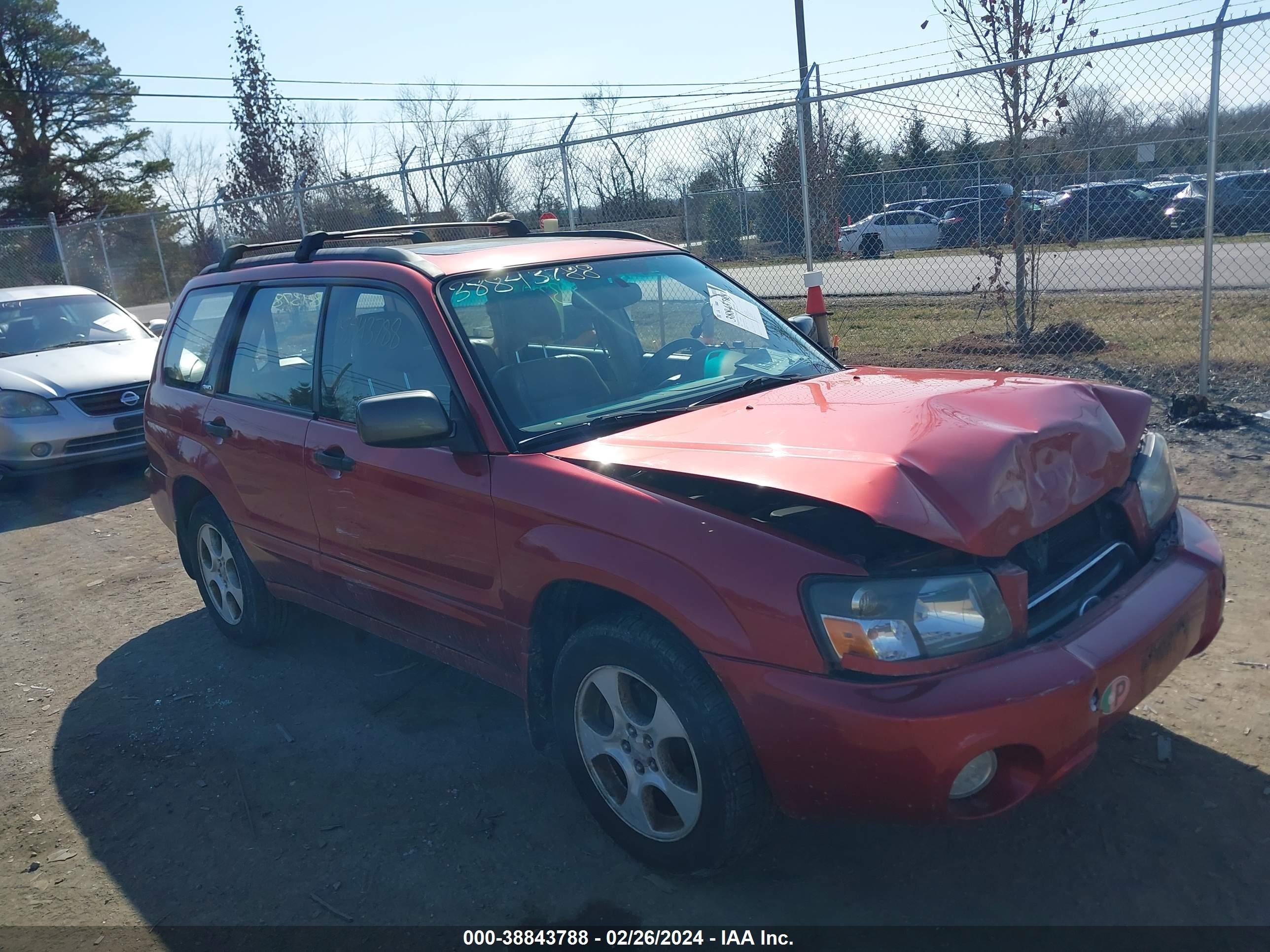 subaru forester 2003 jf1sg65633h764442