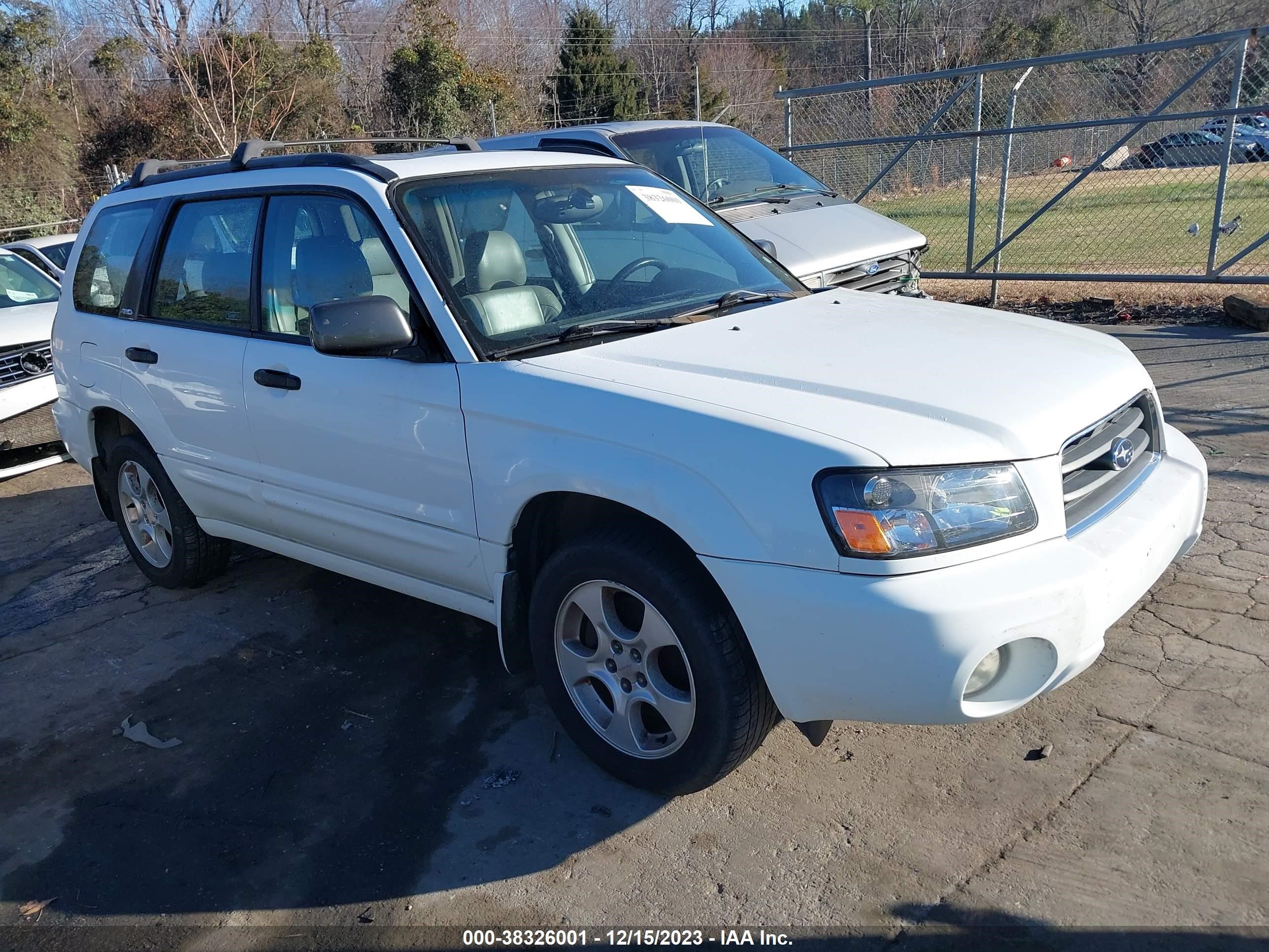 subaru forester 2003 jf1sg65643h718389