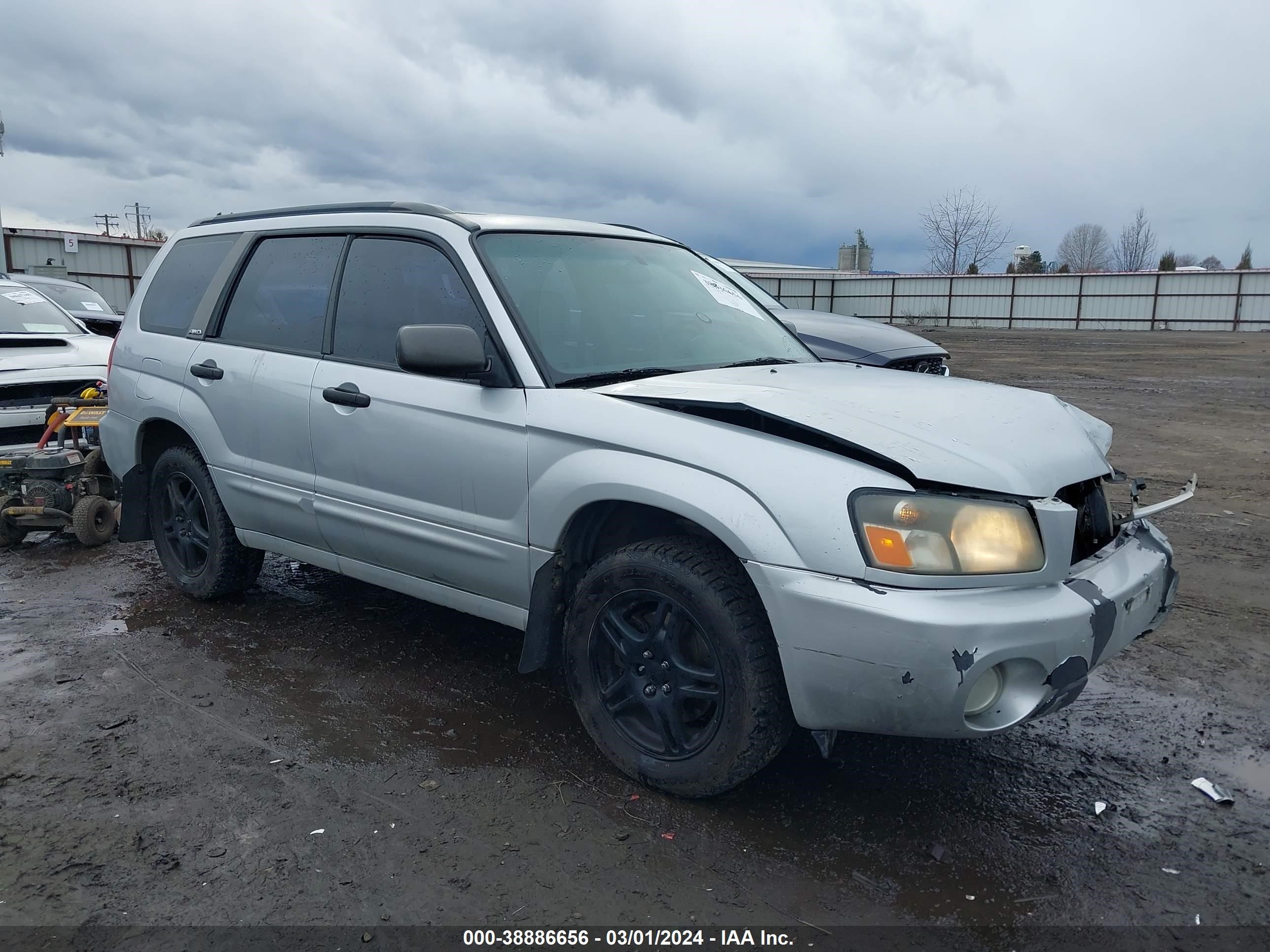 subaru forester 2003 jf1sg65643h747360