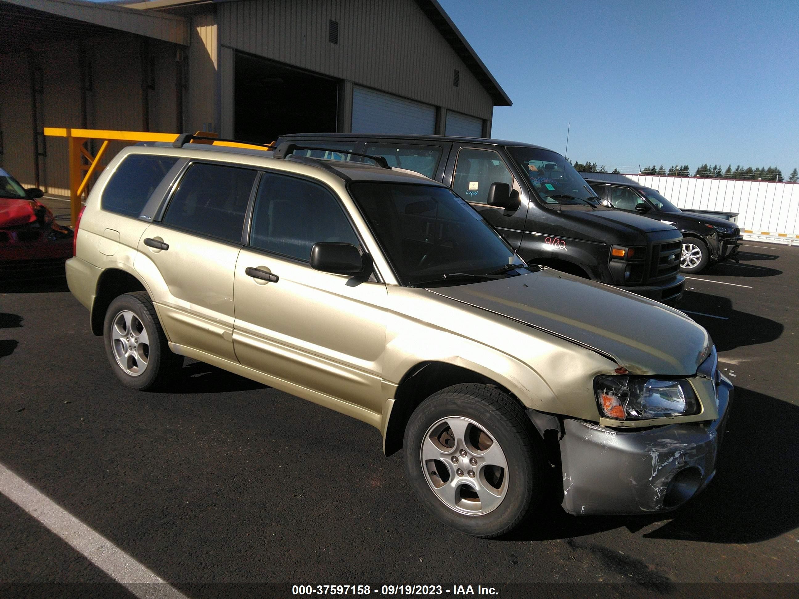 subaru forester 2004 jf1sg65644h744508