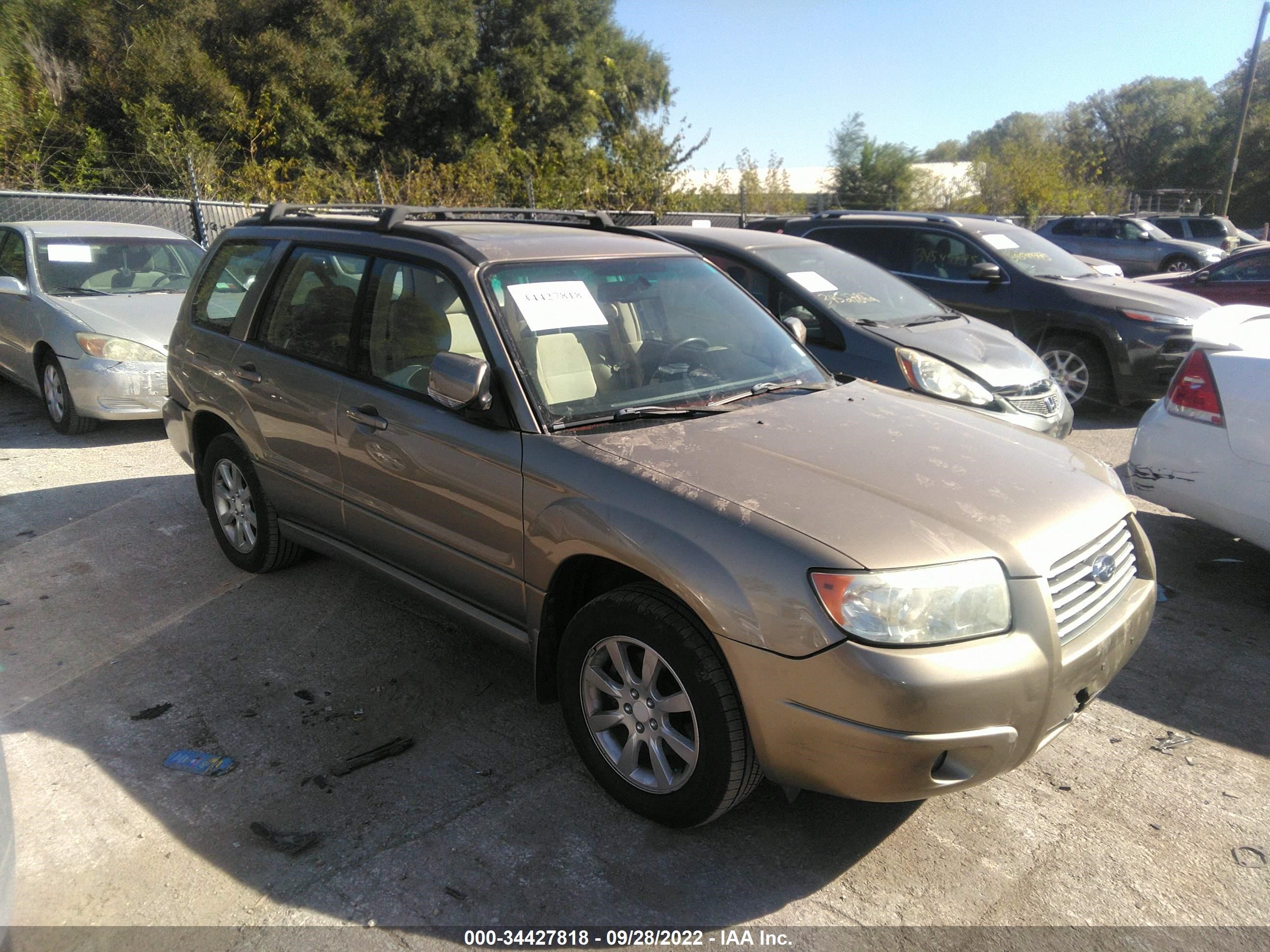 subaru forester 2008 jf1sg65648h702524