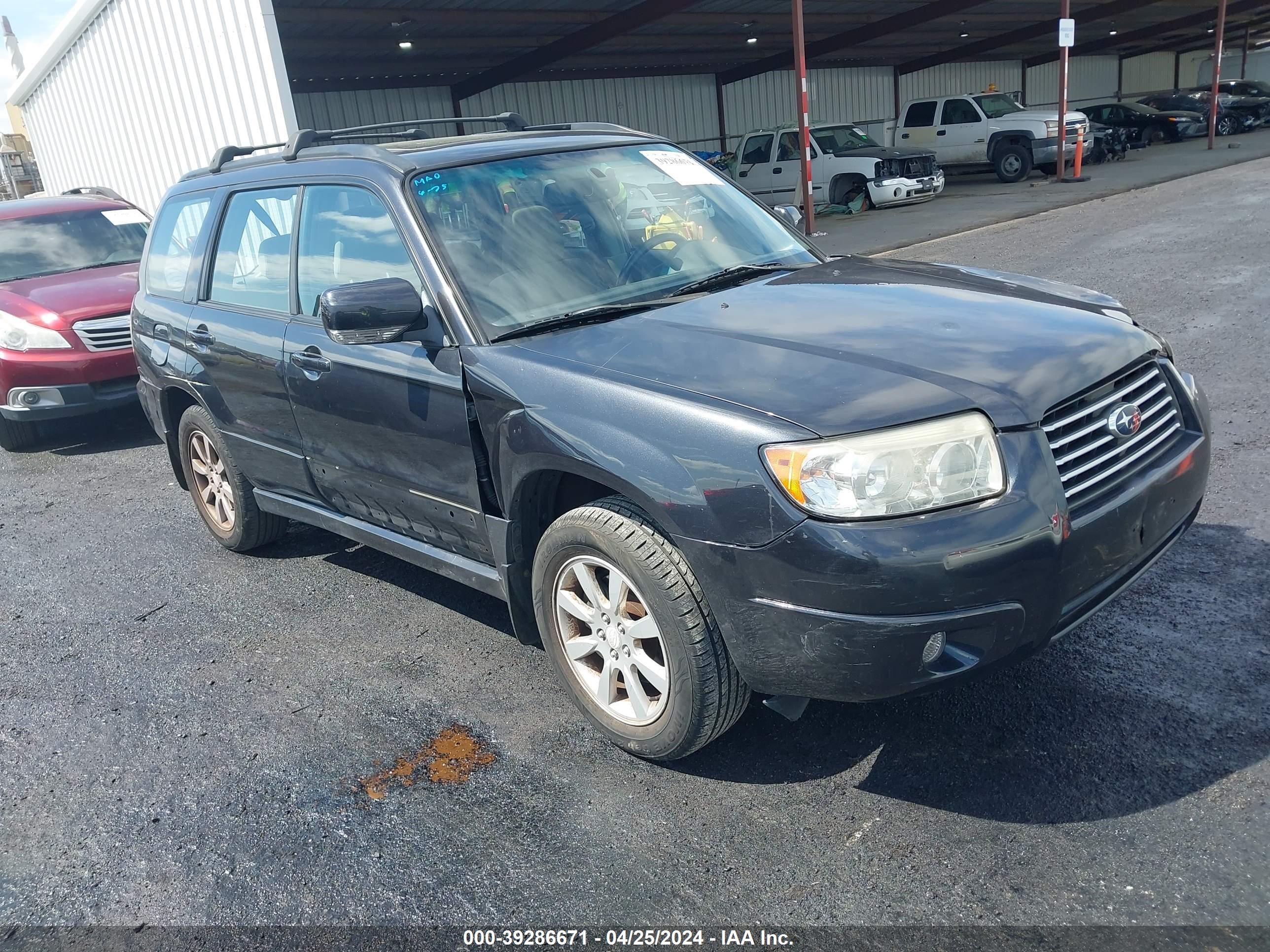 subaru forester 2008 jf1sg65648h717315