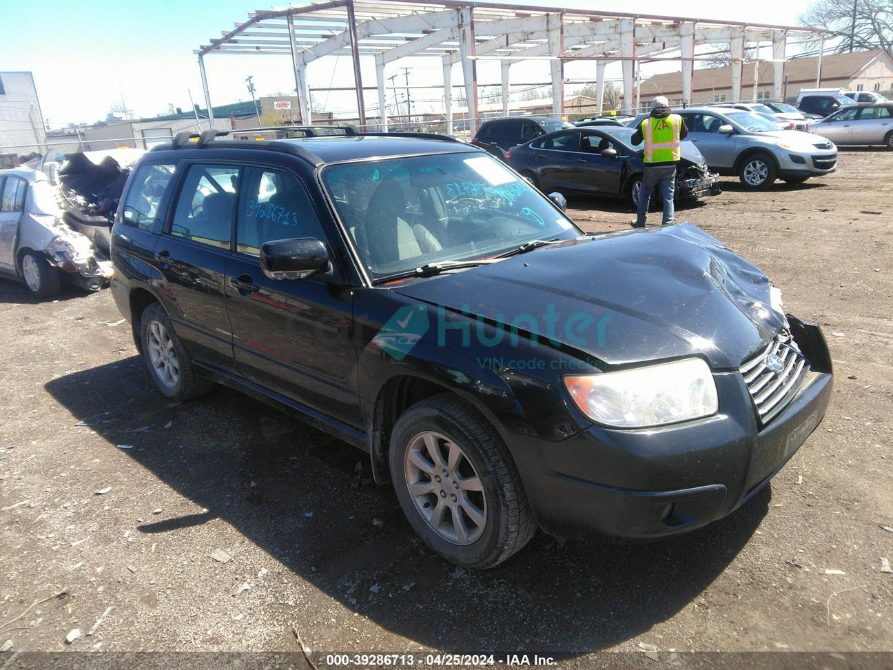 subaru forester 2007 jf1sg65657h722764