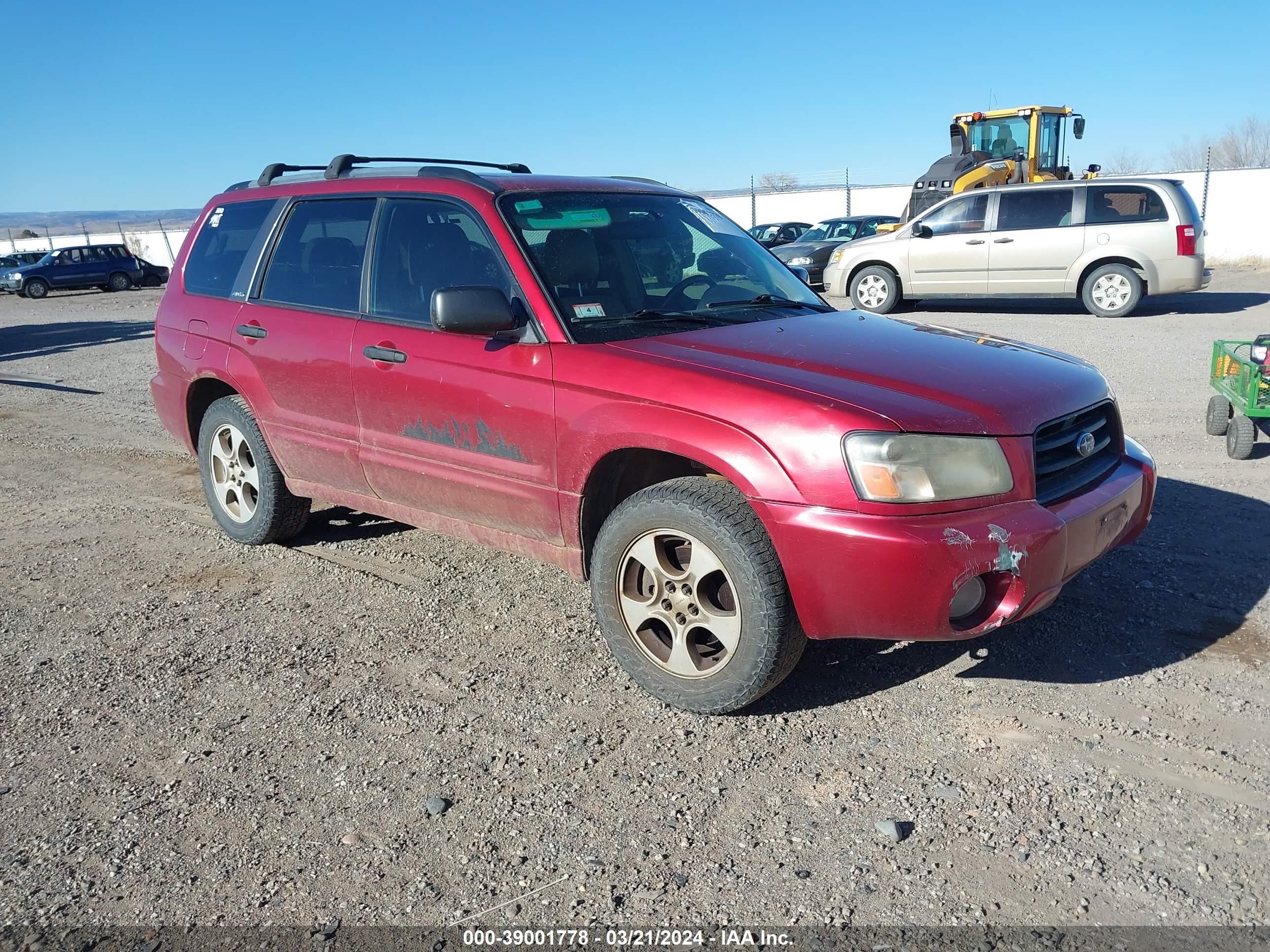 subaru forester 2004 jf1sg65664h709582