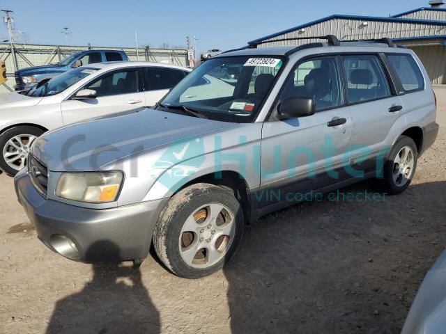 subaru forester 2004 jf1sg65664h713793