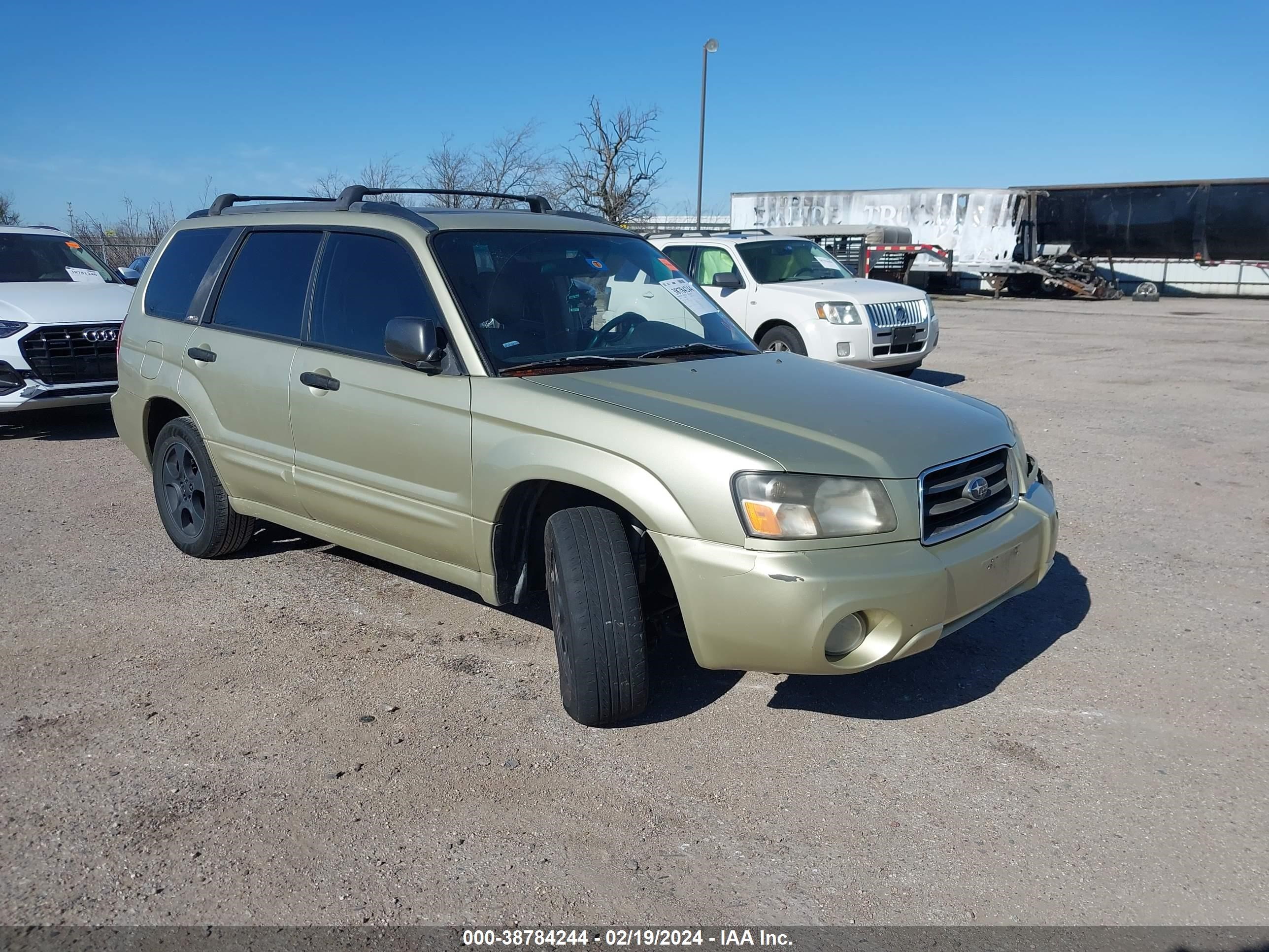 subaru forester 2003 jf1sg65673h760555