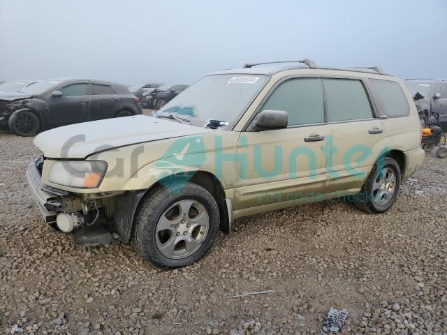 subaru forester 2003 jf1sg65683h760533