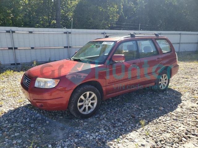 subaru forester 2008 jf1sg65688h700503