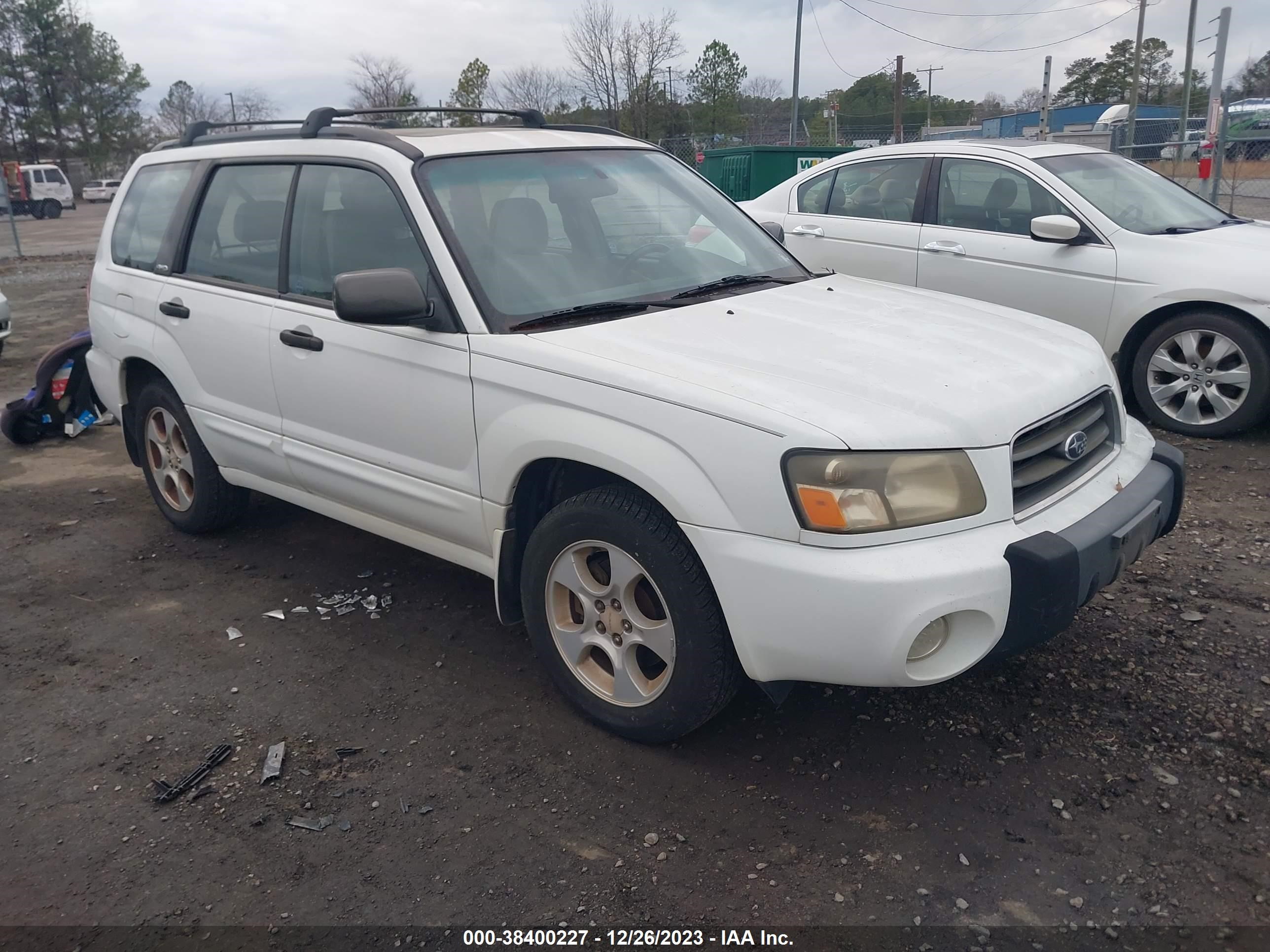 subaru forester 2003 jf1sg65693h758399