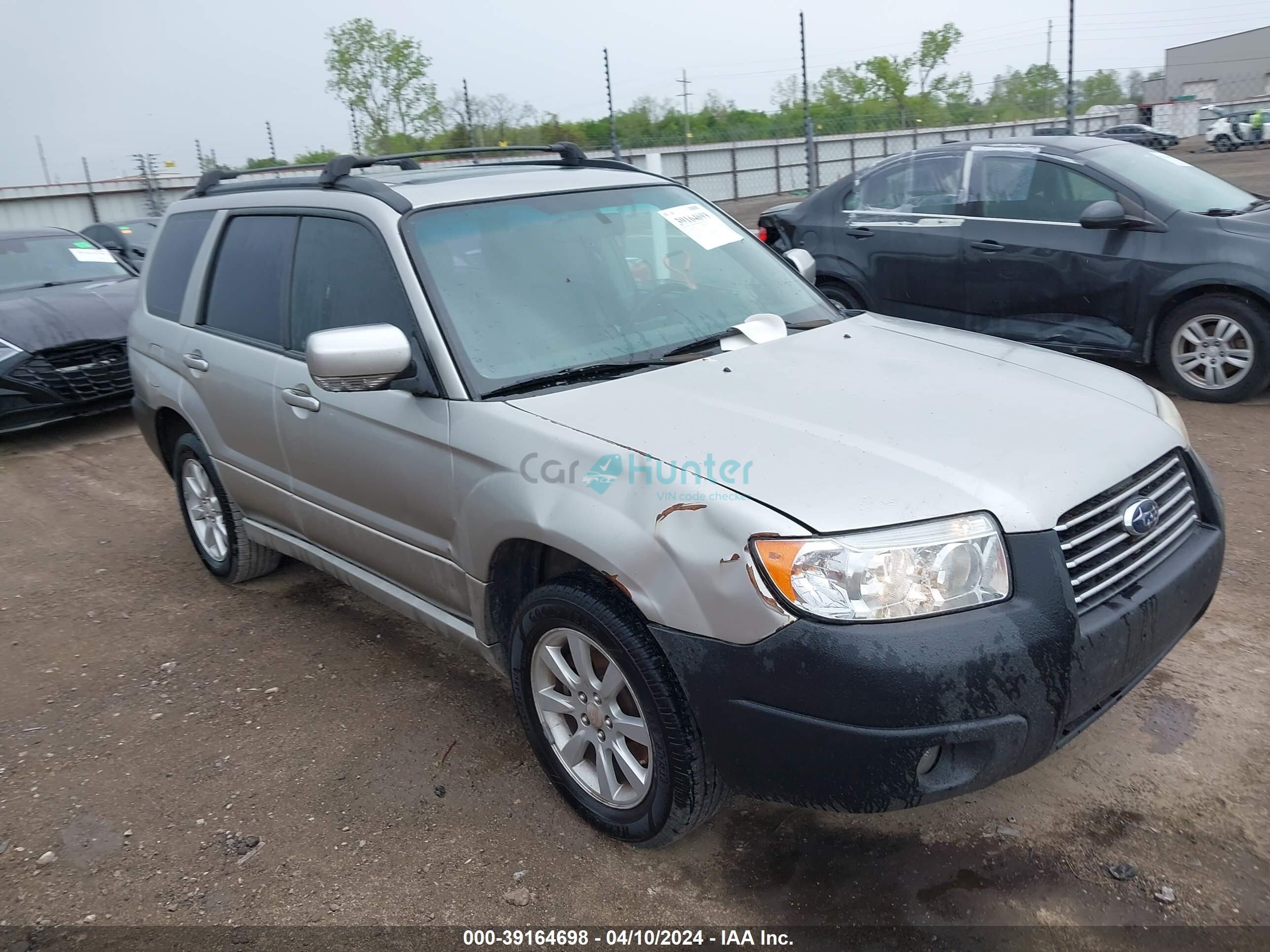 subaru forester 2007 jf1sg65697h701660
