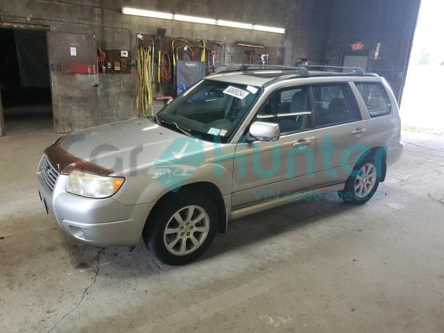 subaru forester 2007 jf1sg65697h716711
