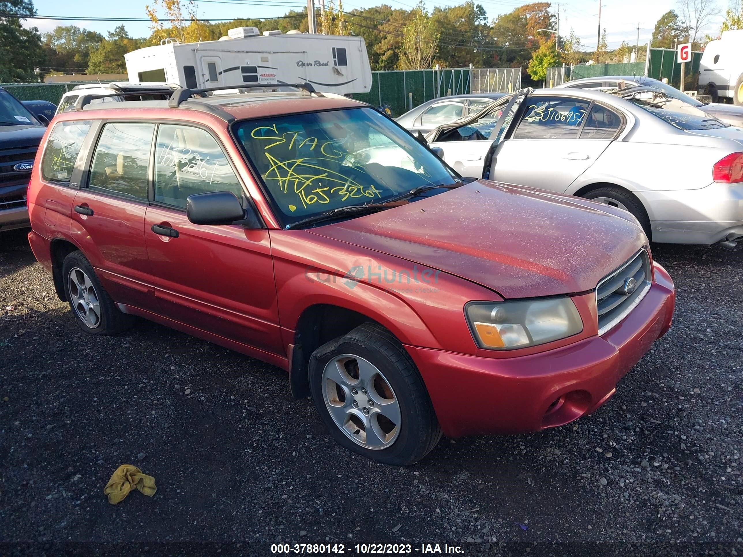 subaru forester 2003 jf1sg656x3h703685