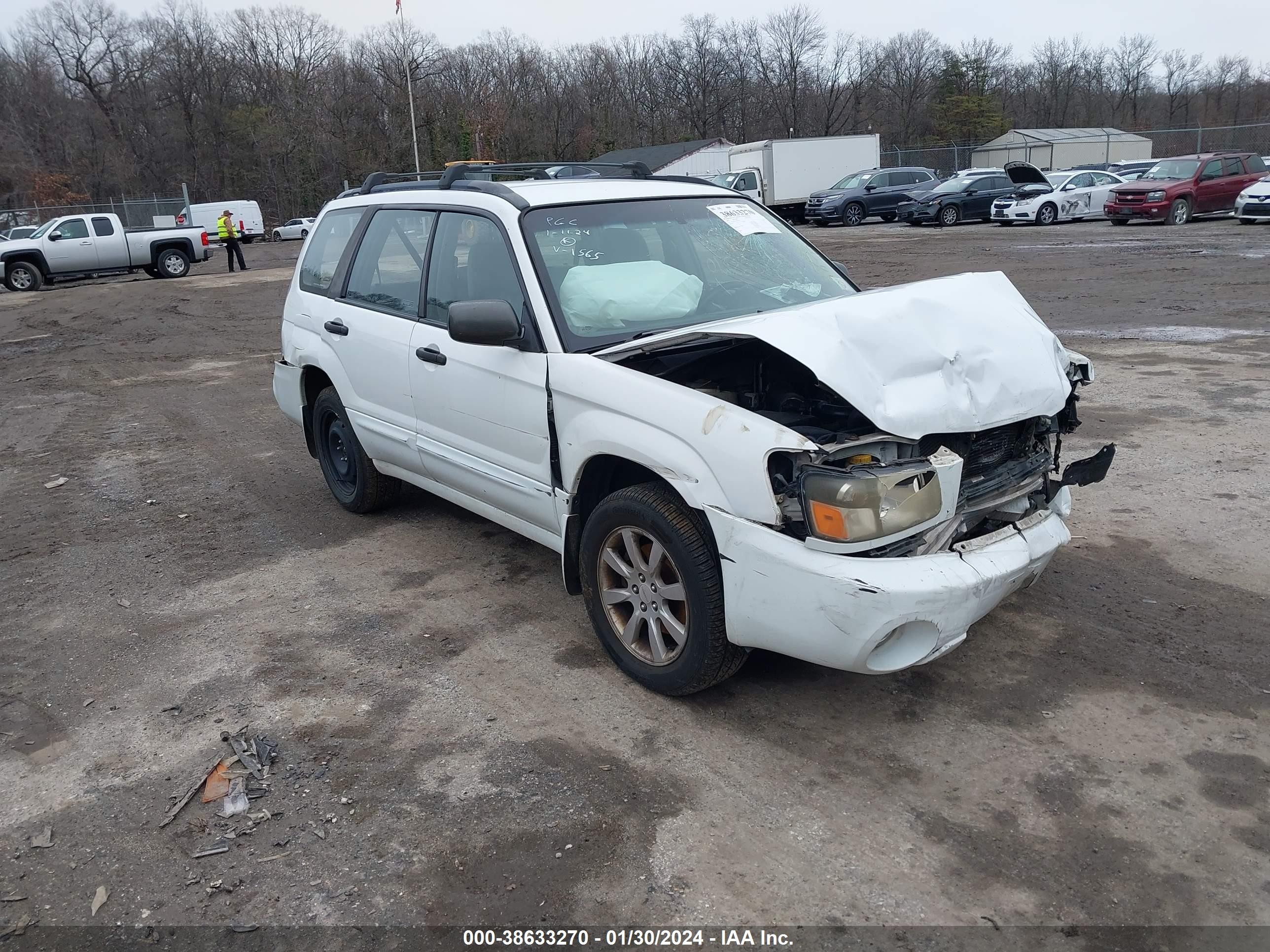 subaru forester 2005 jf1sg656x5h741565