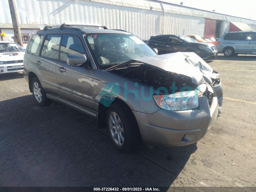 subaru forester 2006 jf1sg656x6h756097