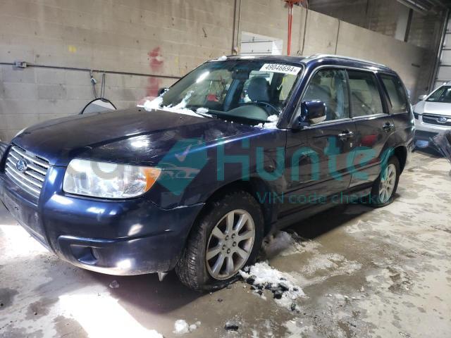 subaru forester 2006 jf1sg656x6h756729