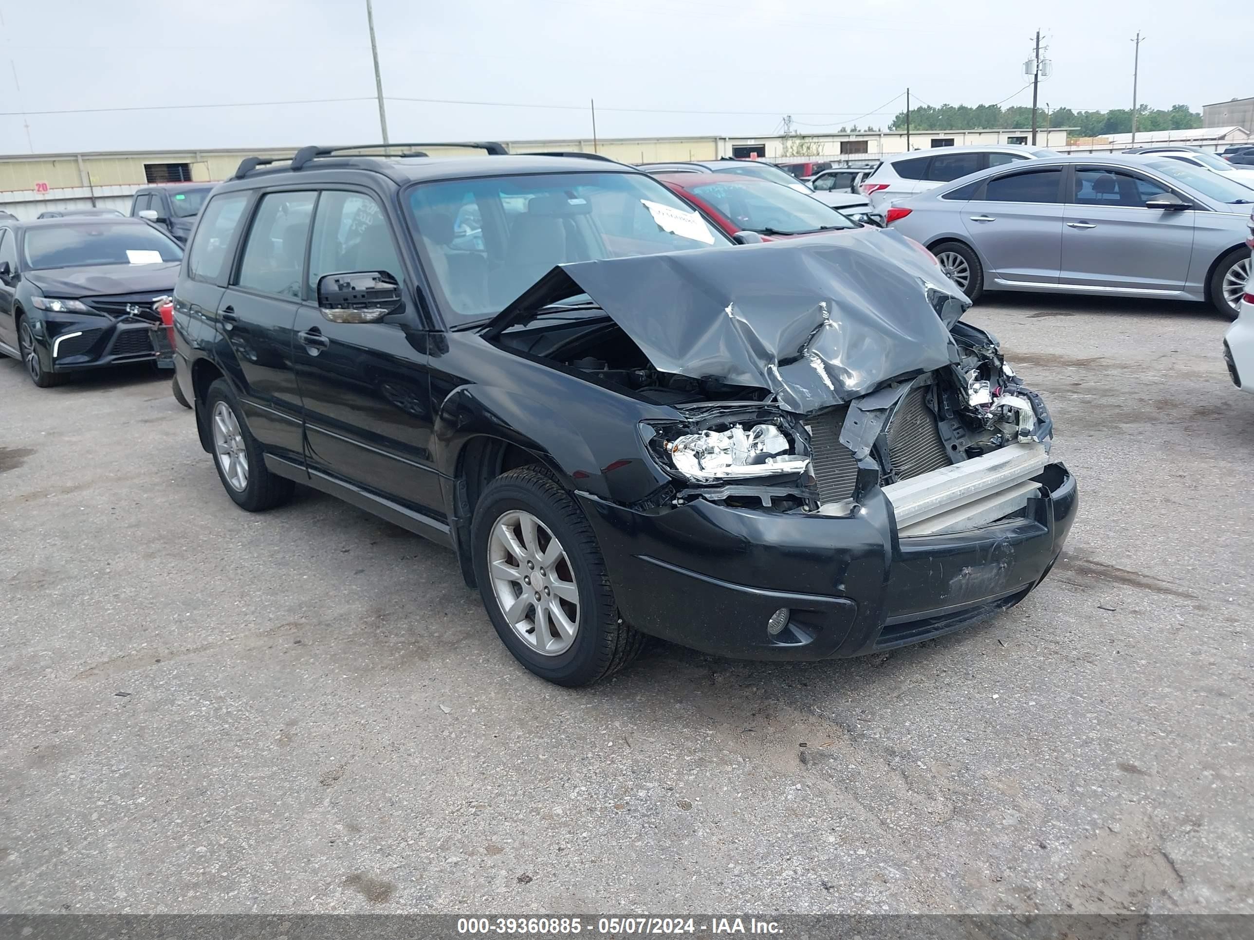 subaru forester 2007 jf1sg656x7h705362