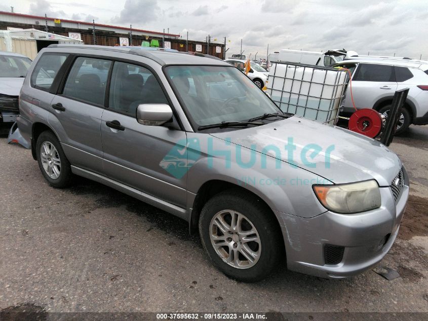subaru forester 2008 jf1sg66688h715131
