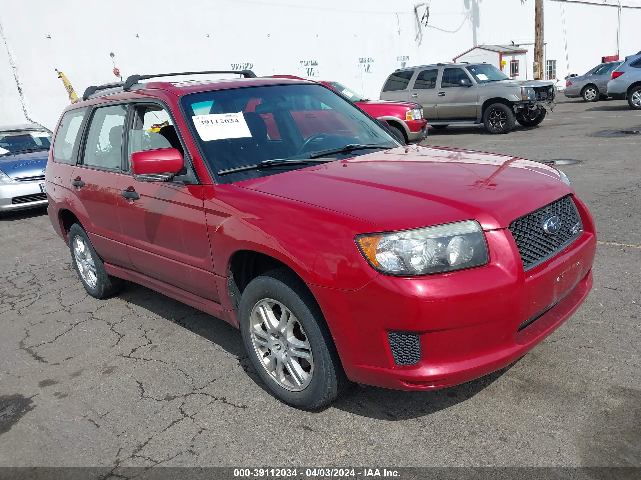 subaru forester 2008 jf1sg66698h716417