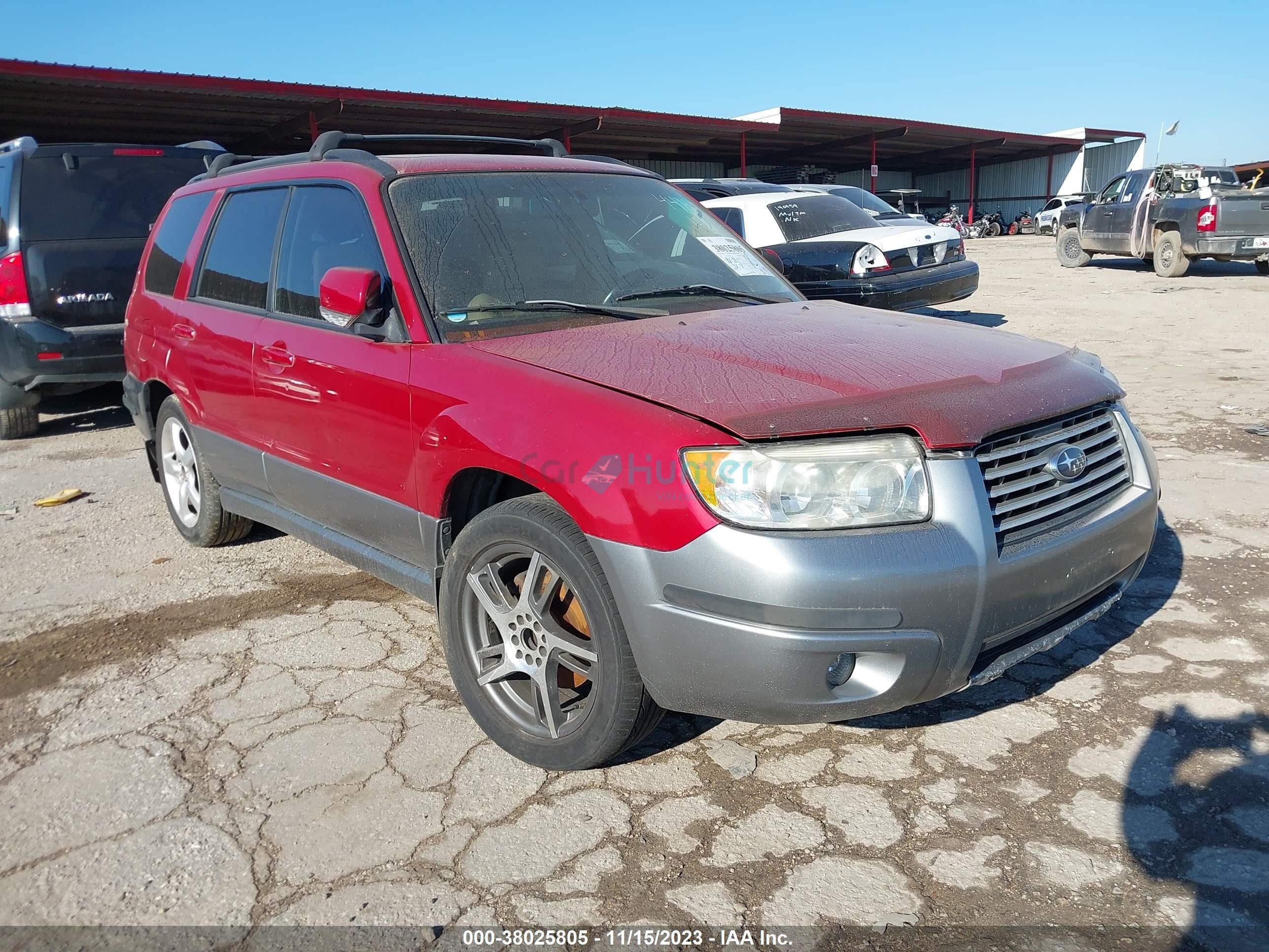 subaru forester 2007 jf1sg67607h704475