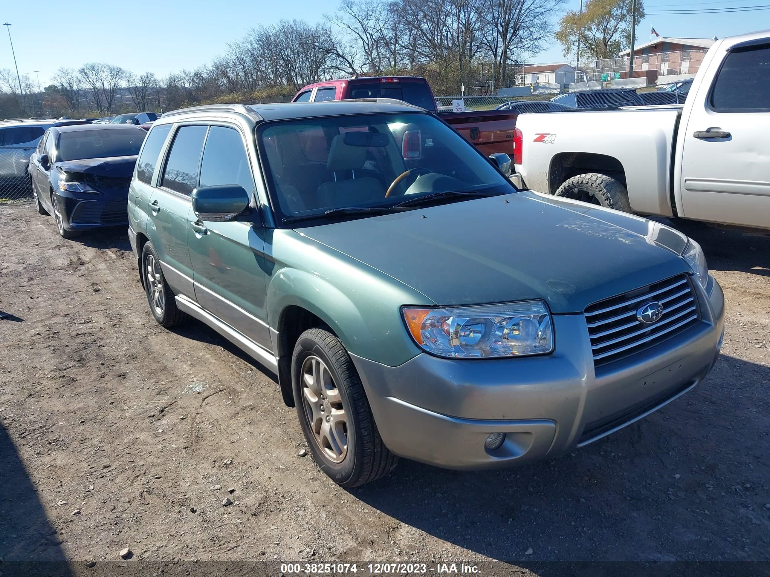 subaru forester 2007 jf1sg67607h710843
