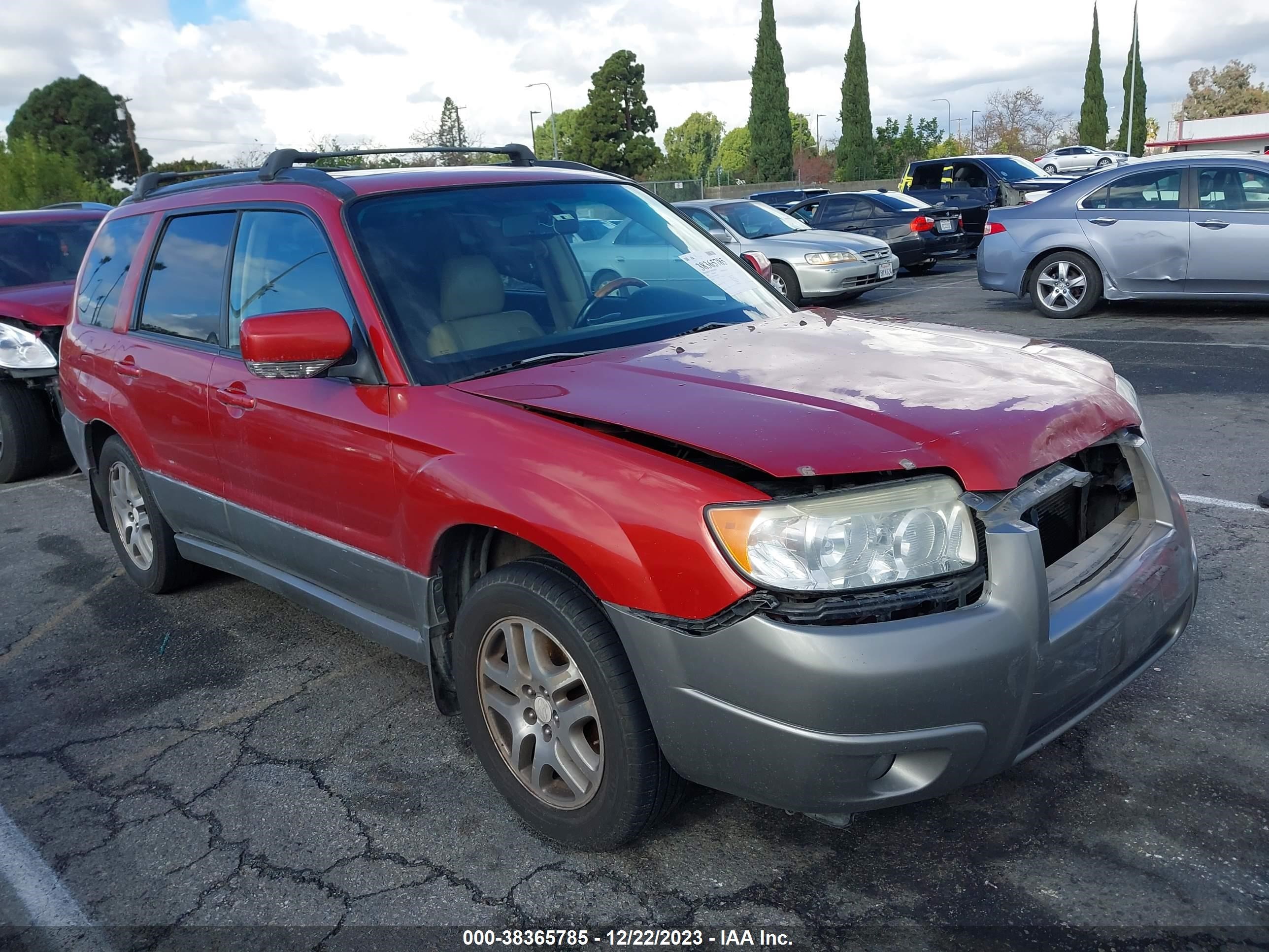 subaru forester 2006 jf1sg67616h751108