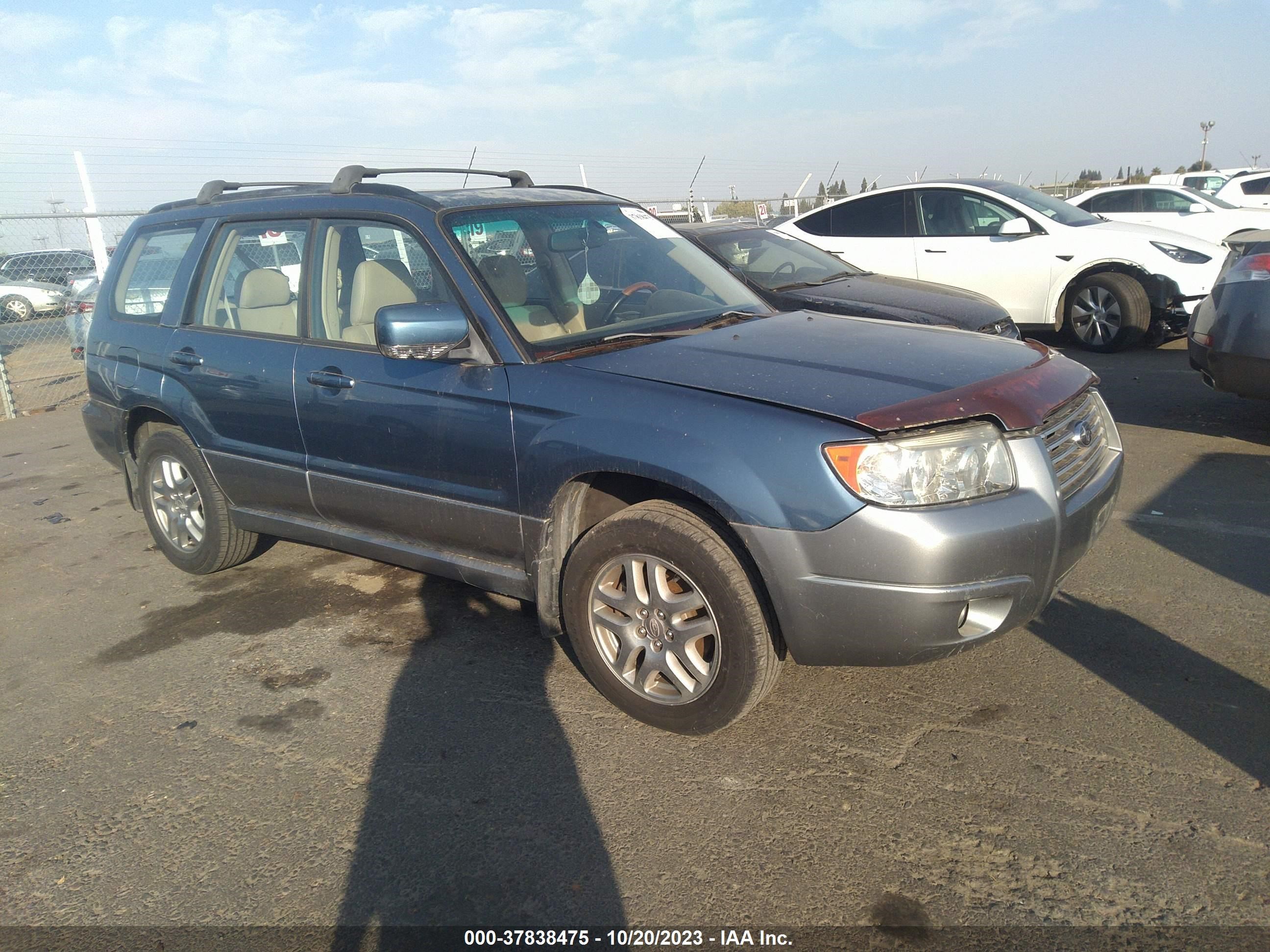 subaru forester 2007 jf1sg67627h711248