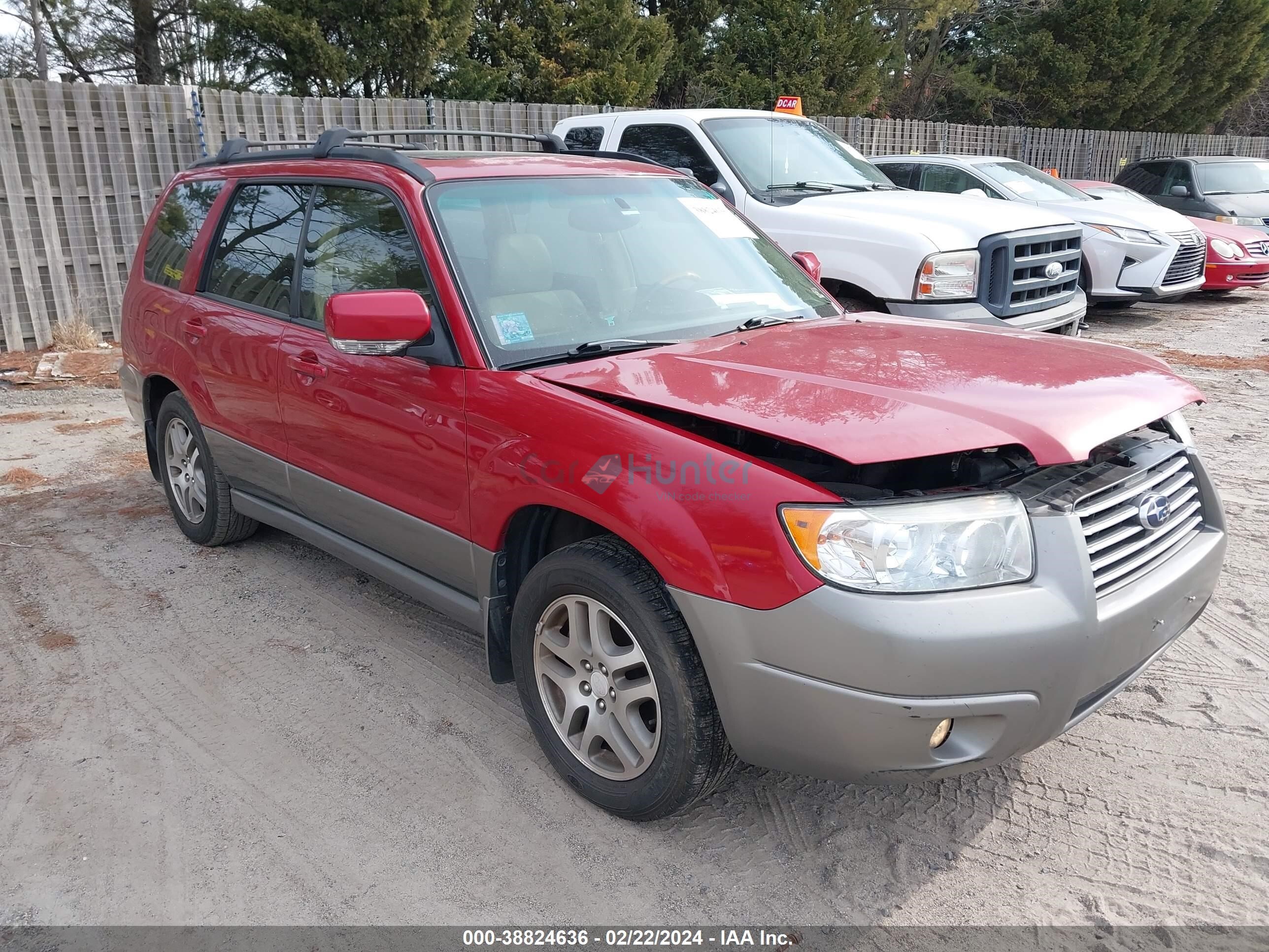 subaru forester 2006 jf1sg67666h728813