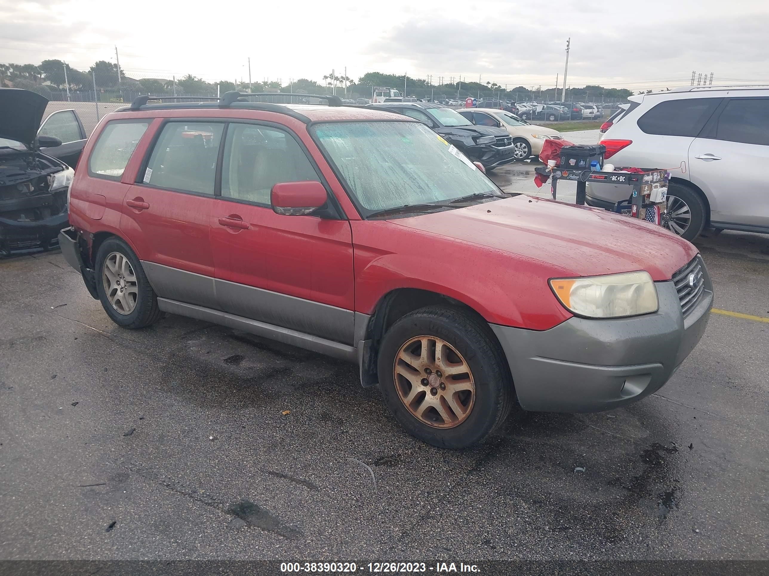 subaru forester 2006 jf1sg67686h748335