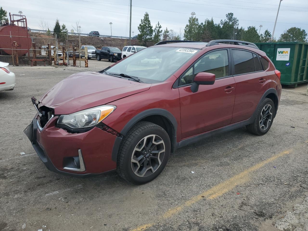 subaru crosstrek 2017 jf2gpabc7hh249434