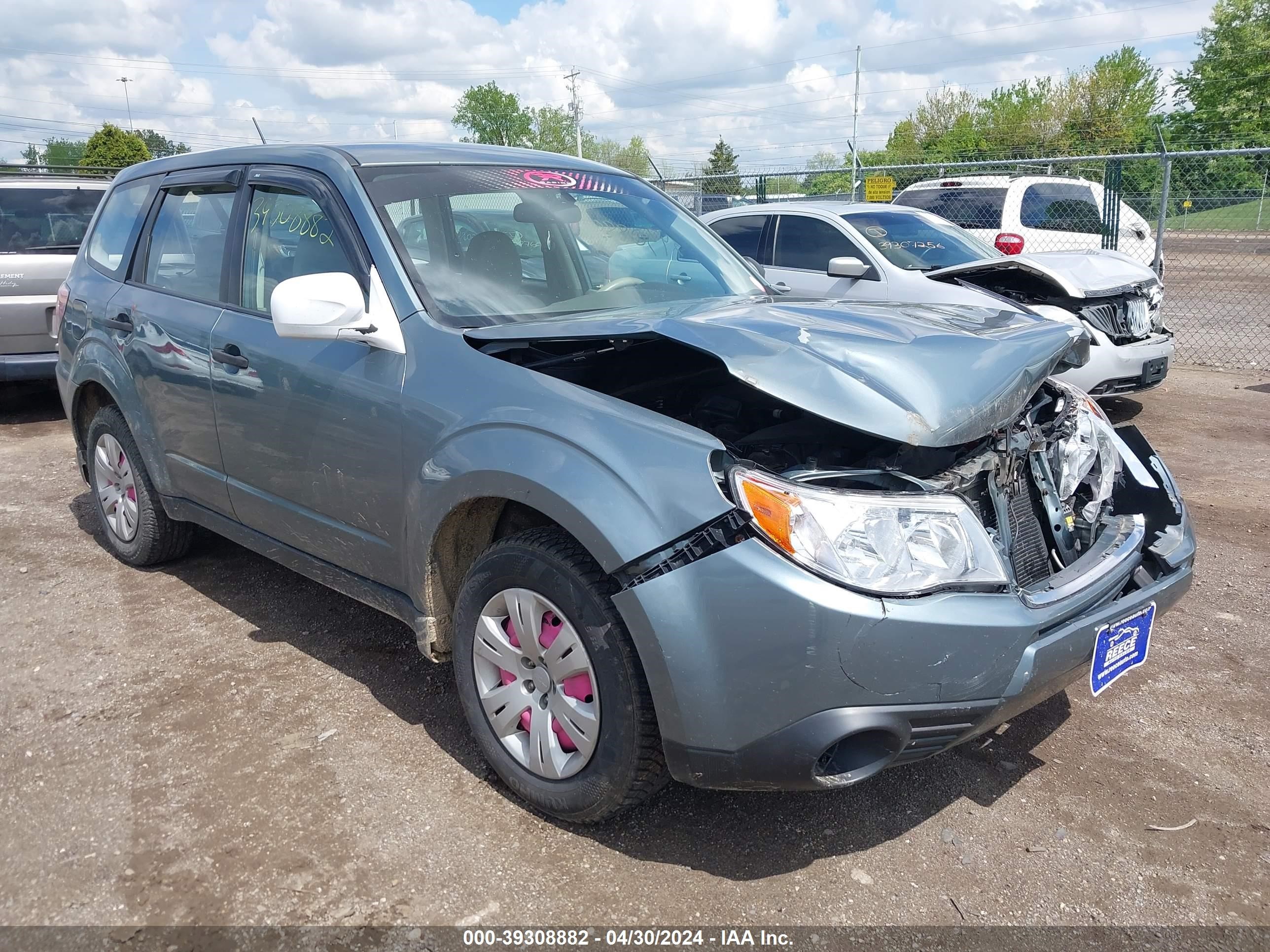 subaru forester 2009 jf2sh61649h797599