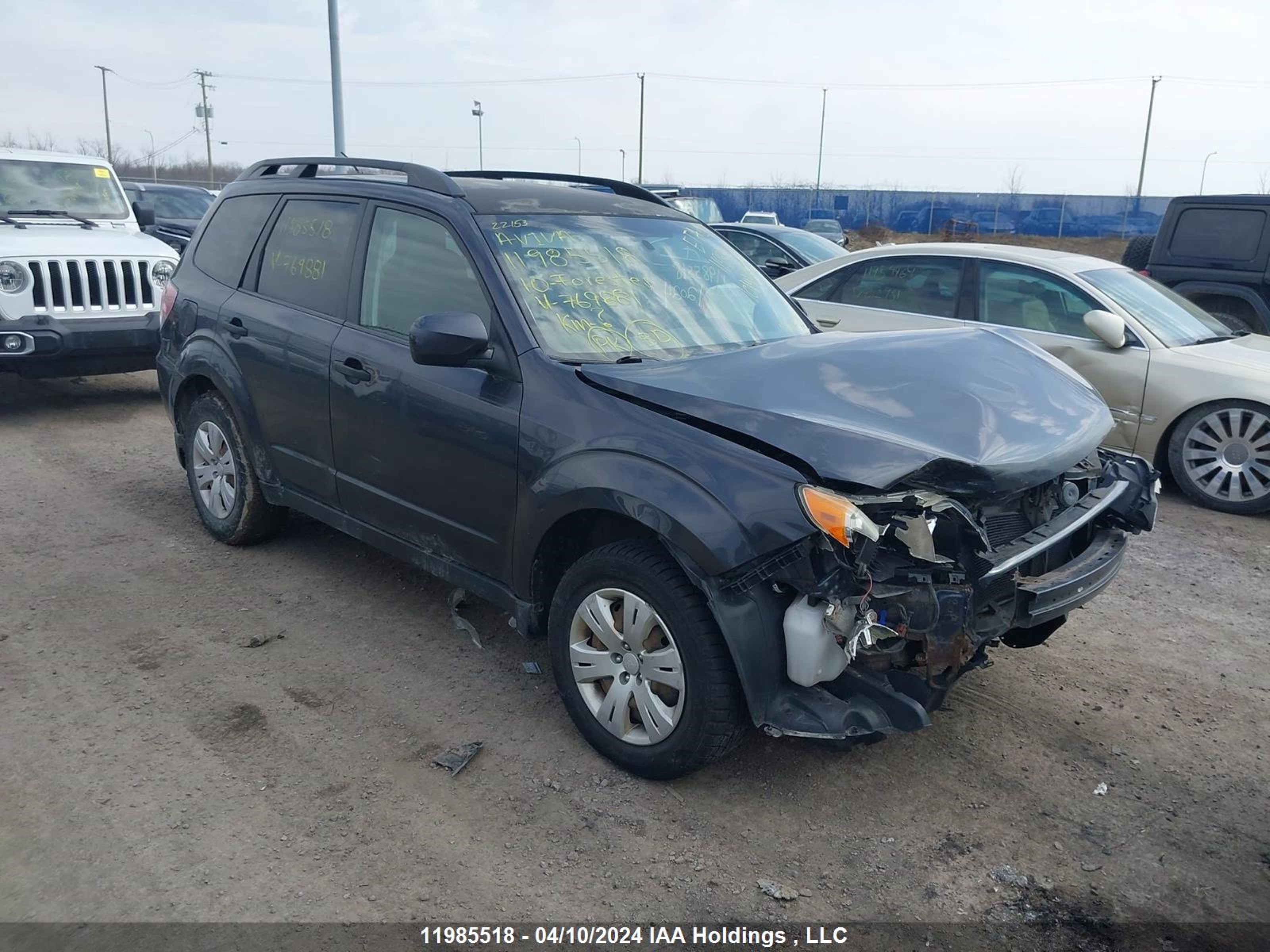 subaru forester 2010 jf2sh6bcxah769881