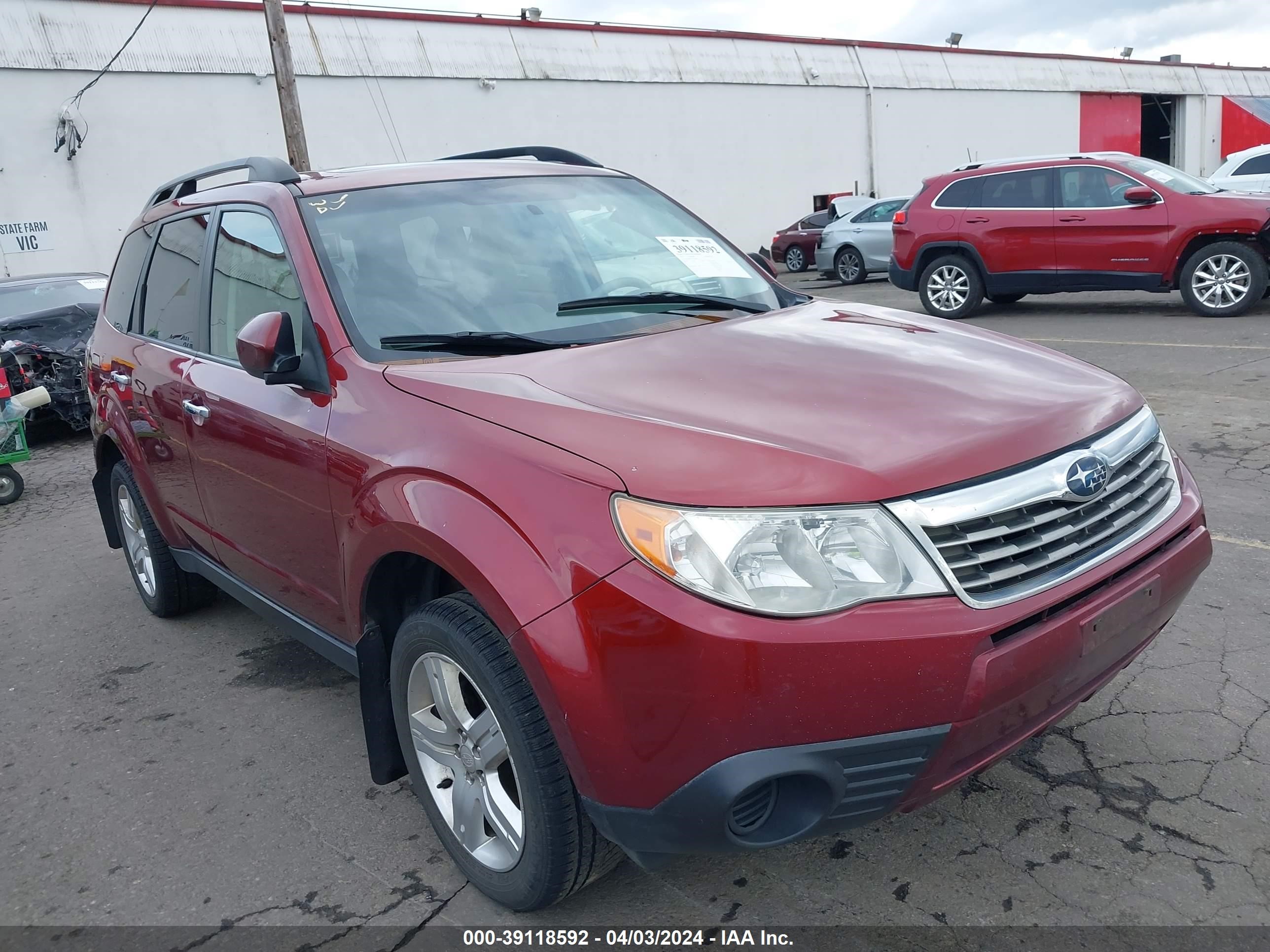 subaru forester 2010 jf2sh6cc1ag754626