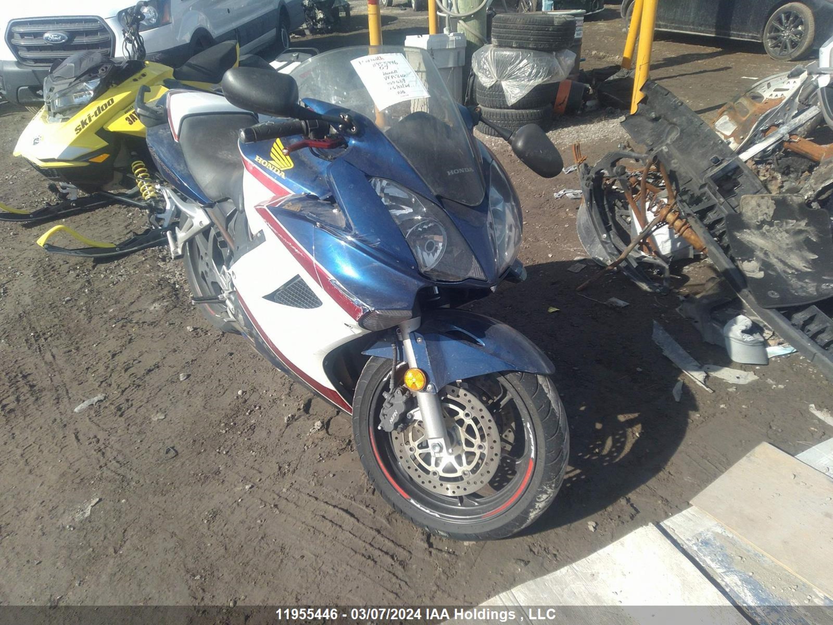 honda  2007 jh2rc46657m900629