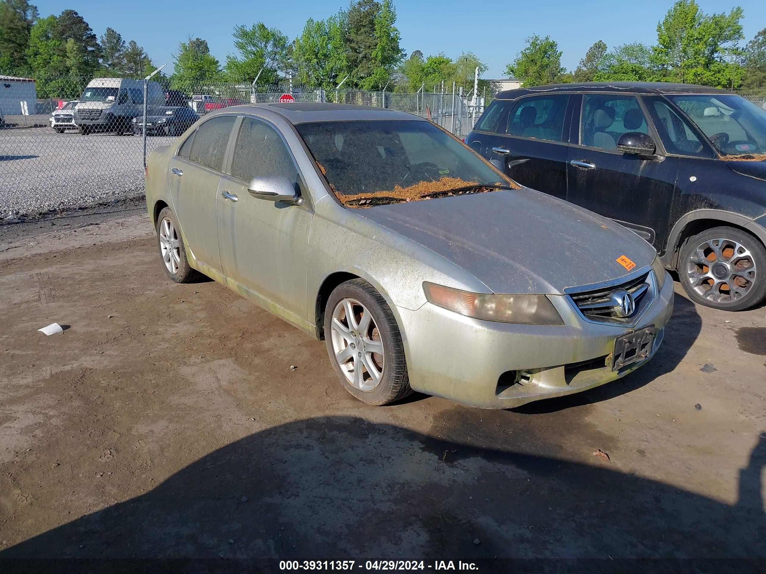 acura tsx 2005 jh4cl95815c033455