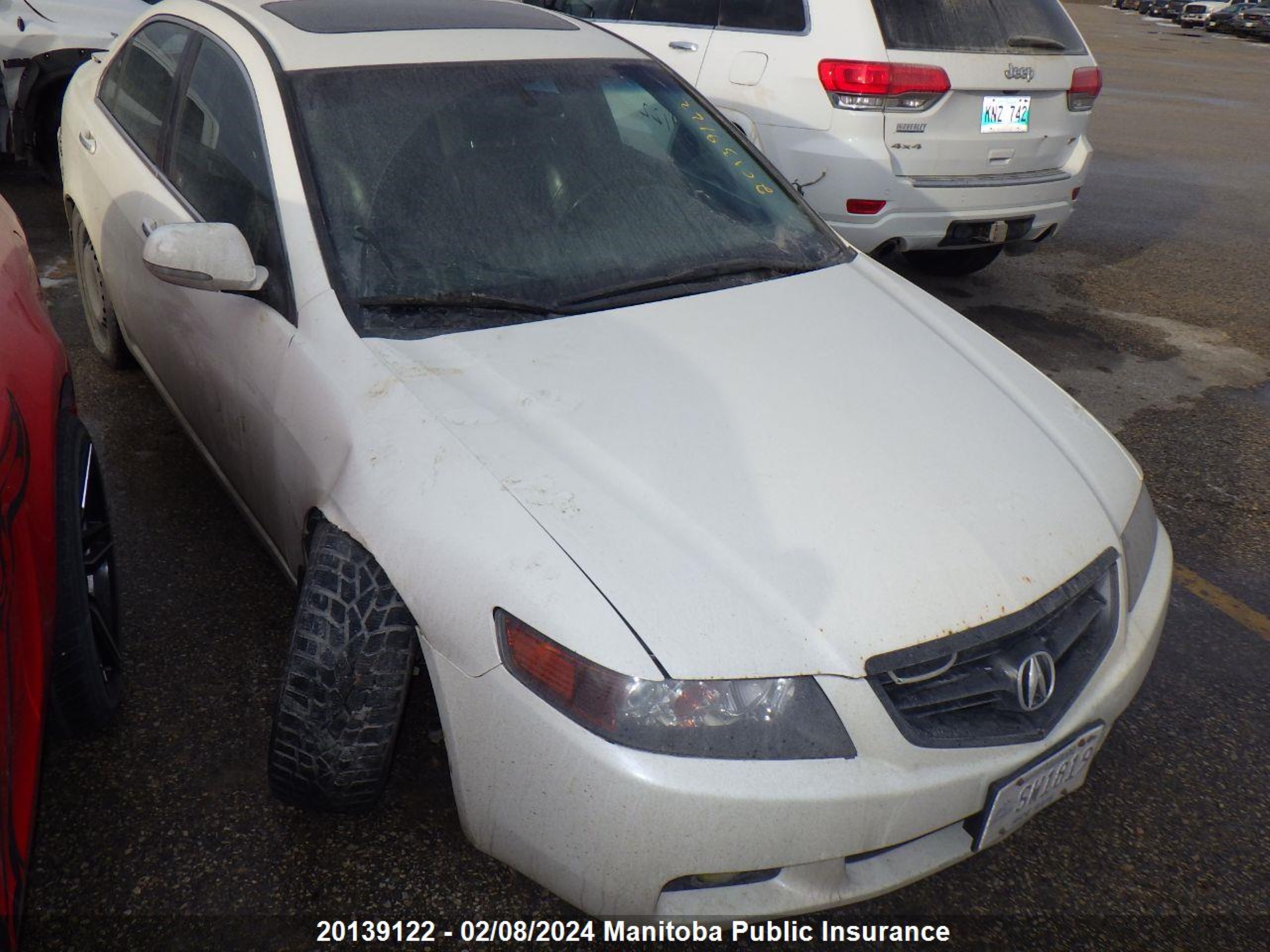 acura tsx 2005 jh4cl958x5c803023