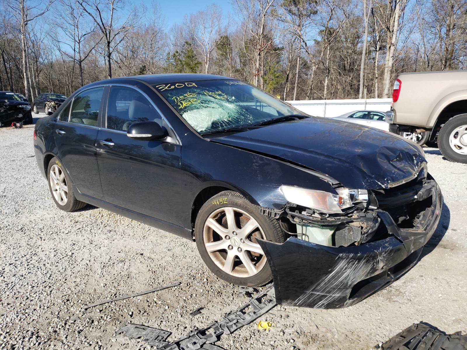 acura tsx 2004 jh4cl959x4c016287