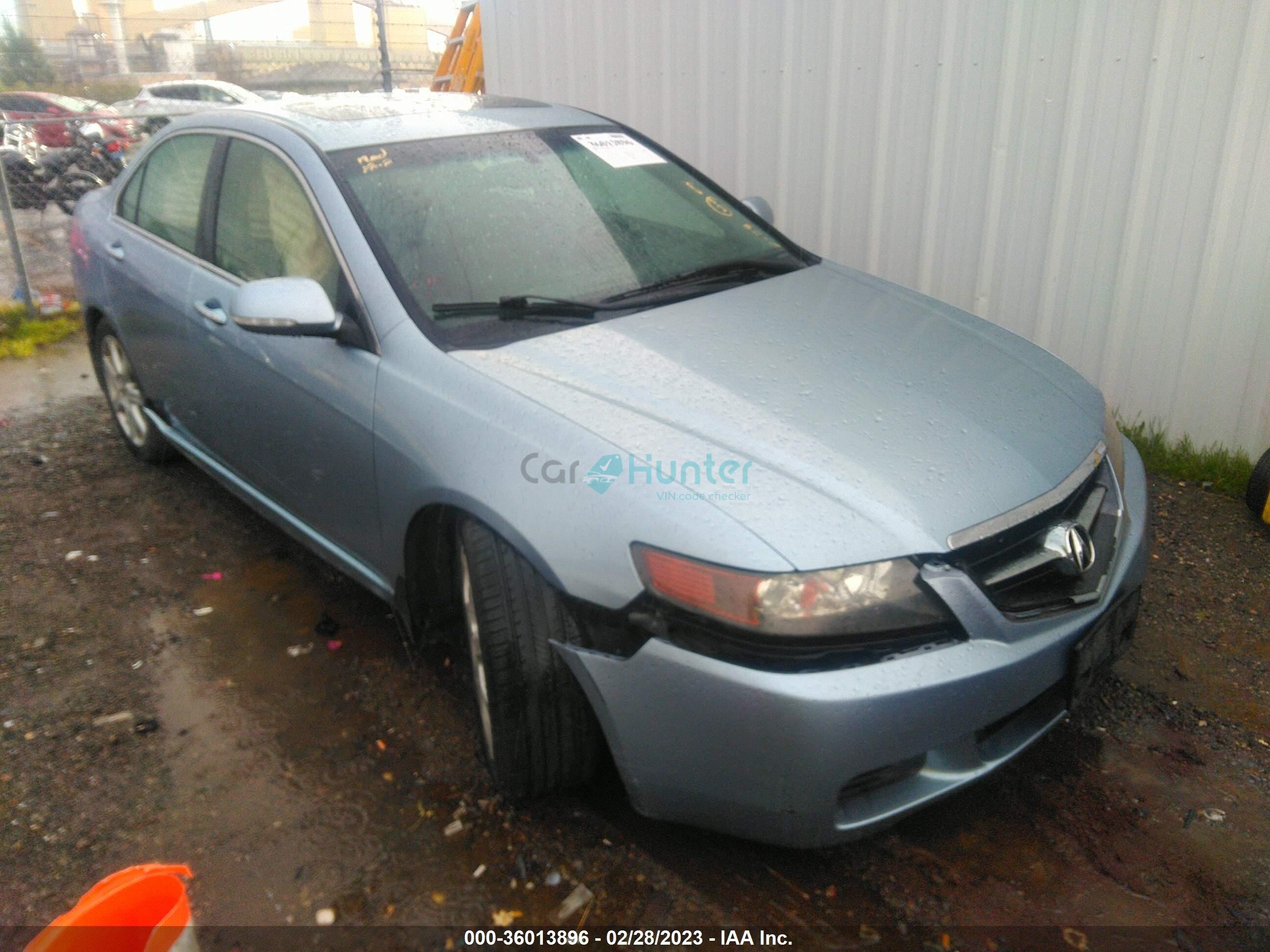 acura tsx 2005 jh4cl96805c030271