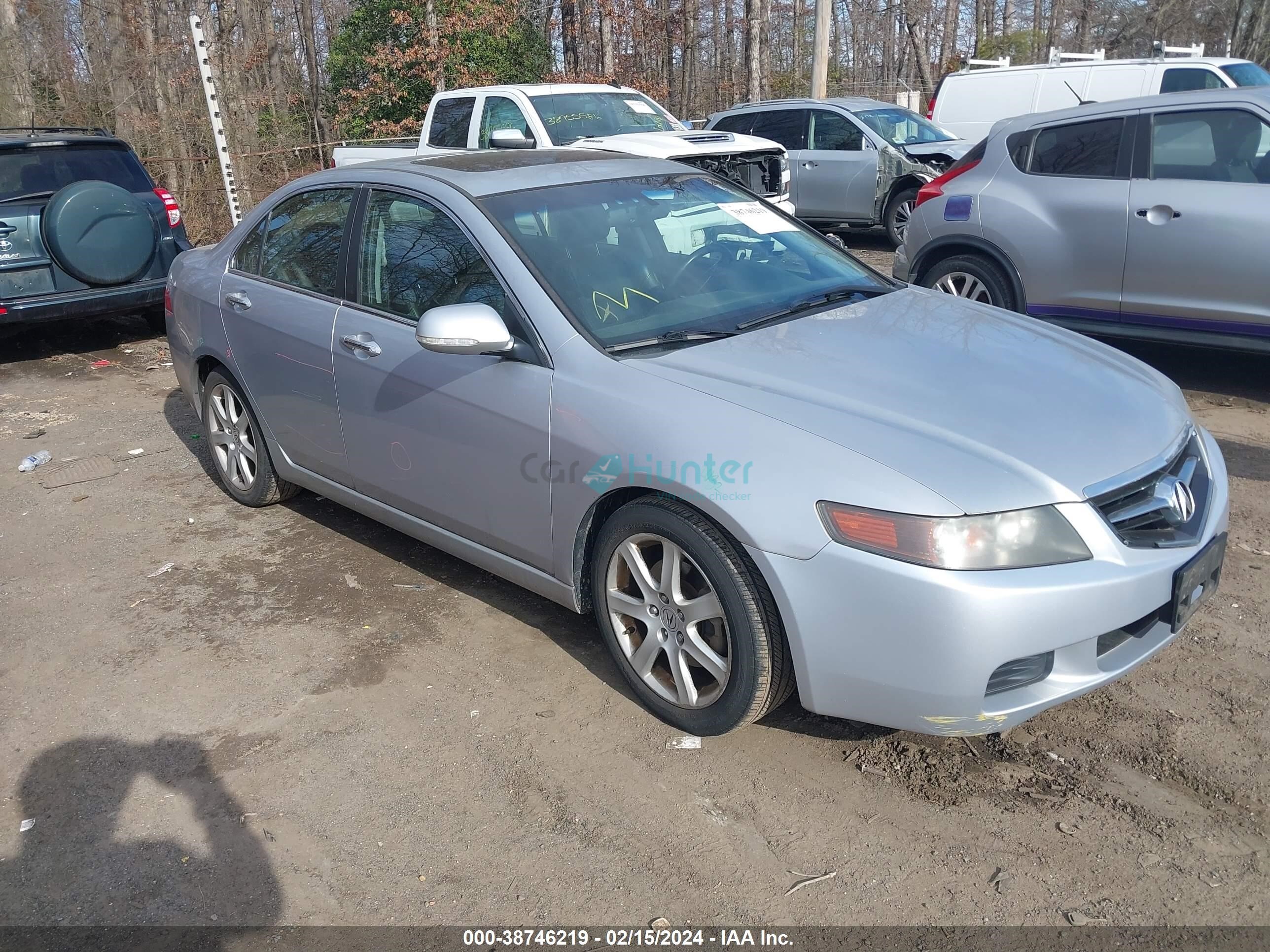 acura tsx 2005 jh4cl96805c034935