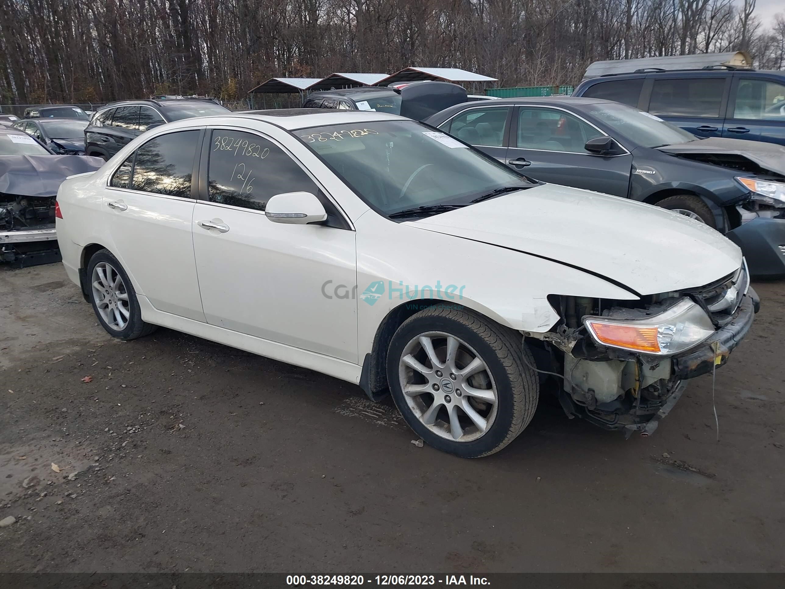 acura tsx 2006 jh4cl96806c033883