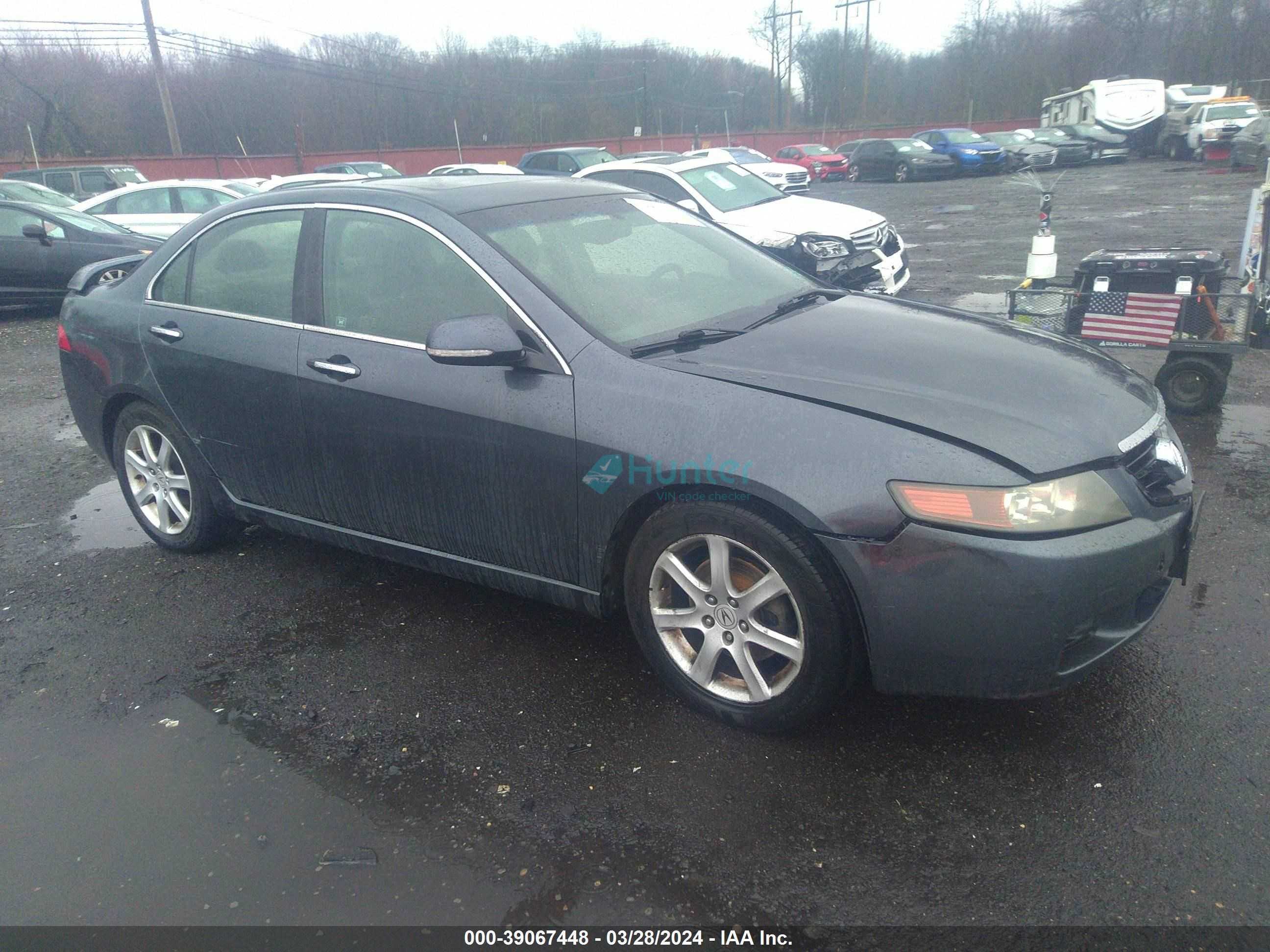 acura tsx 2005 jh4cl96845c019354
