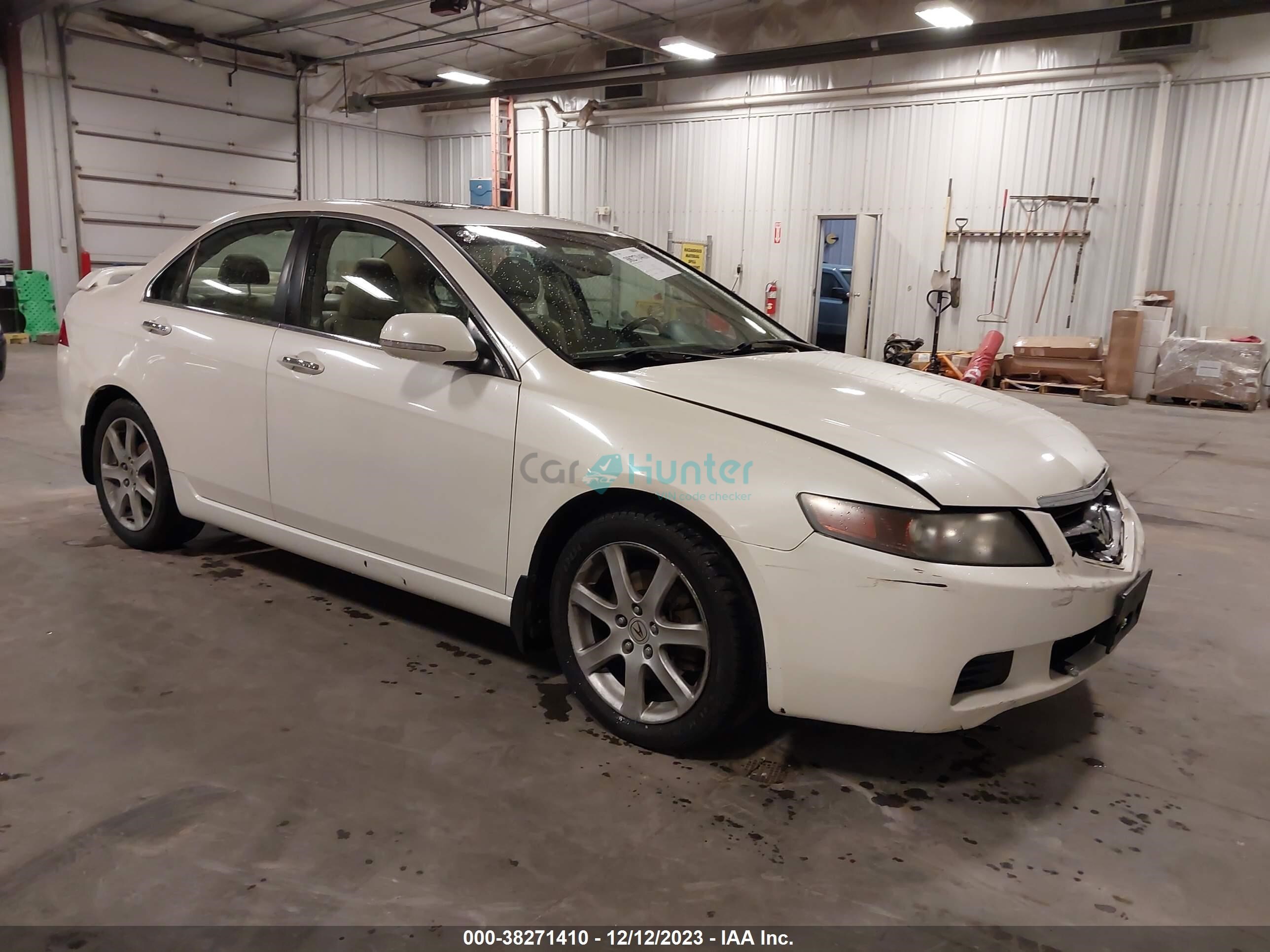 acura tsx 2004 jh4cl96854c002285