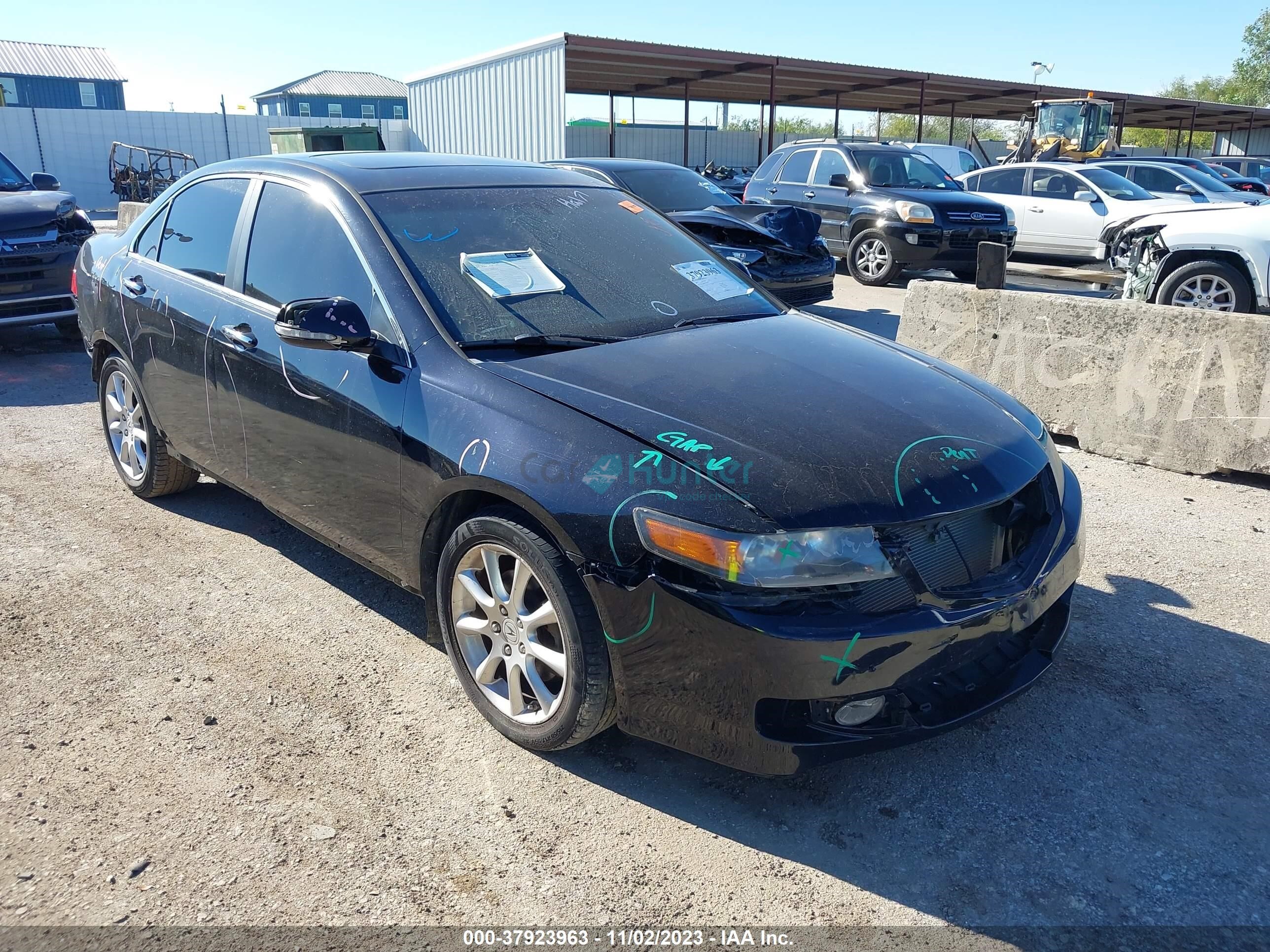 acura tsx 2007 jh4cl96857c015302