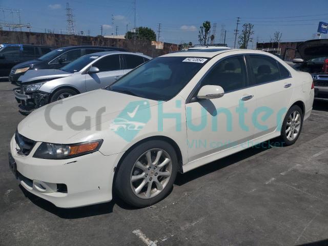 acura tsx 2006 jh4cl96866c006588