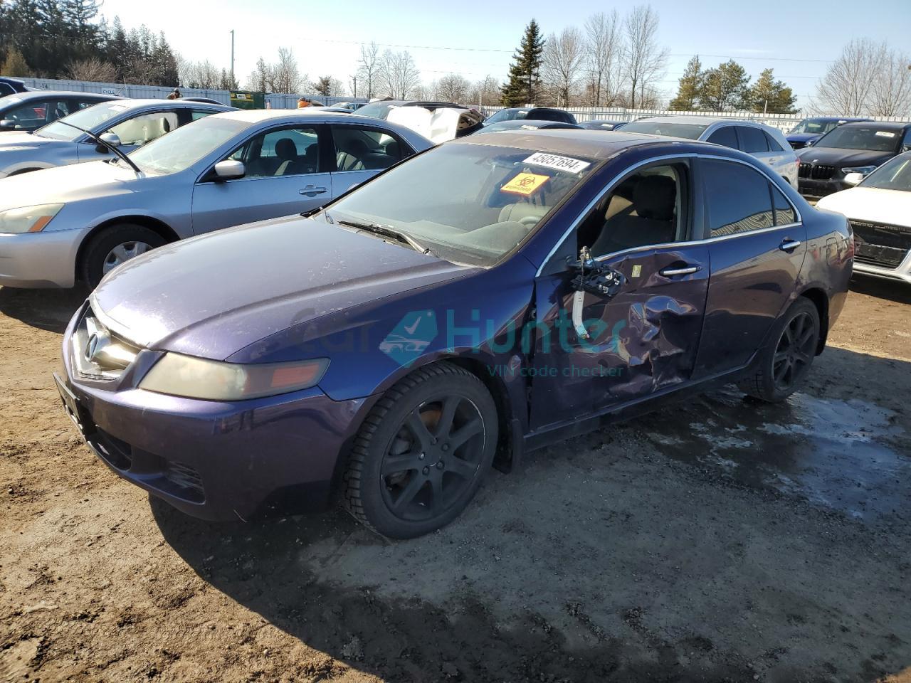 acura tsx 2004 jh4cl96874c805860