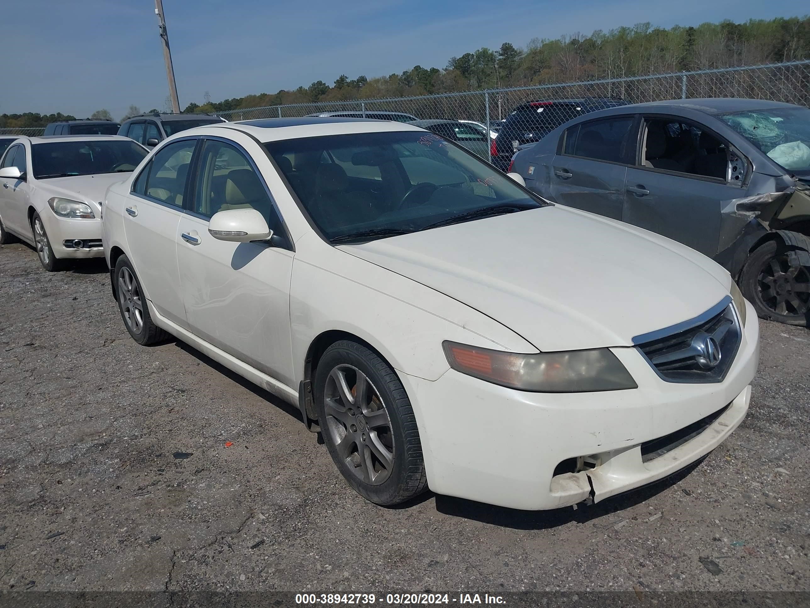 acura tsx 2005 jh4cl96875c007974