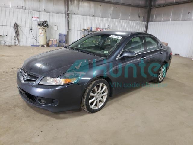 acura tsx 2006 jh4cl96876c004543
